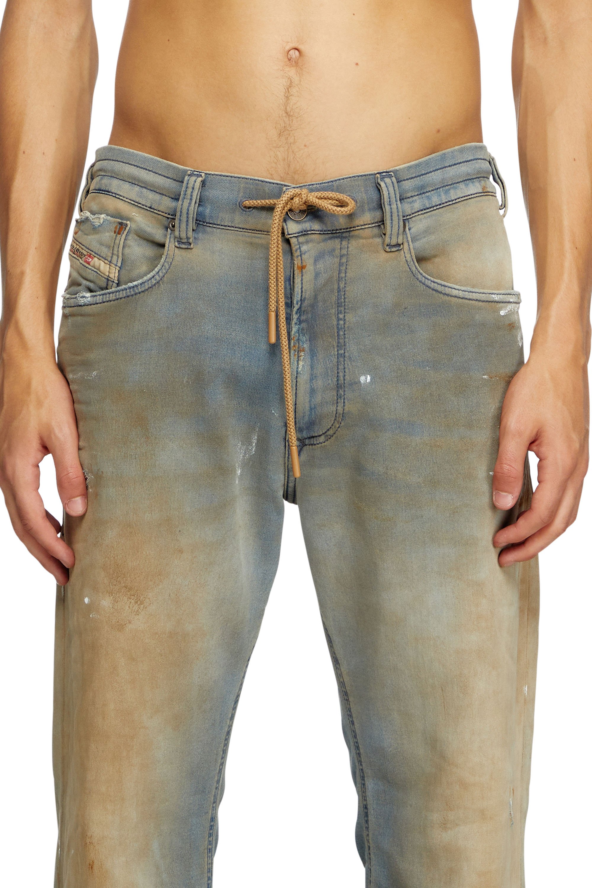 Diesel - Relaxed 2080 D-Reel Joggjeans® 068QL Hombre, Azul Claro - 4