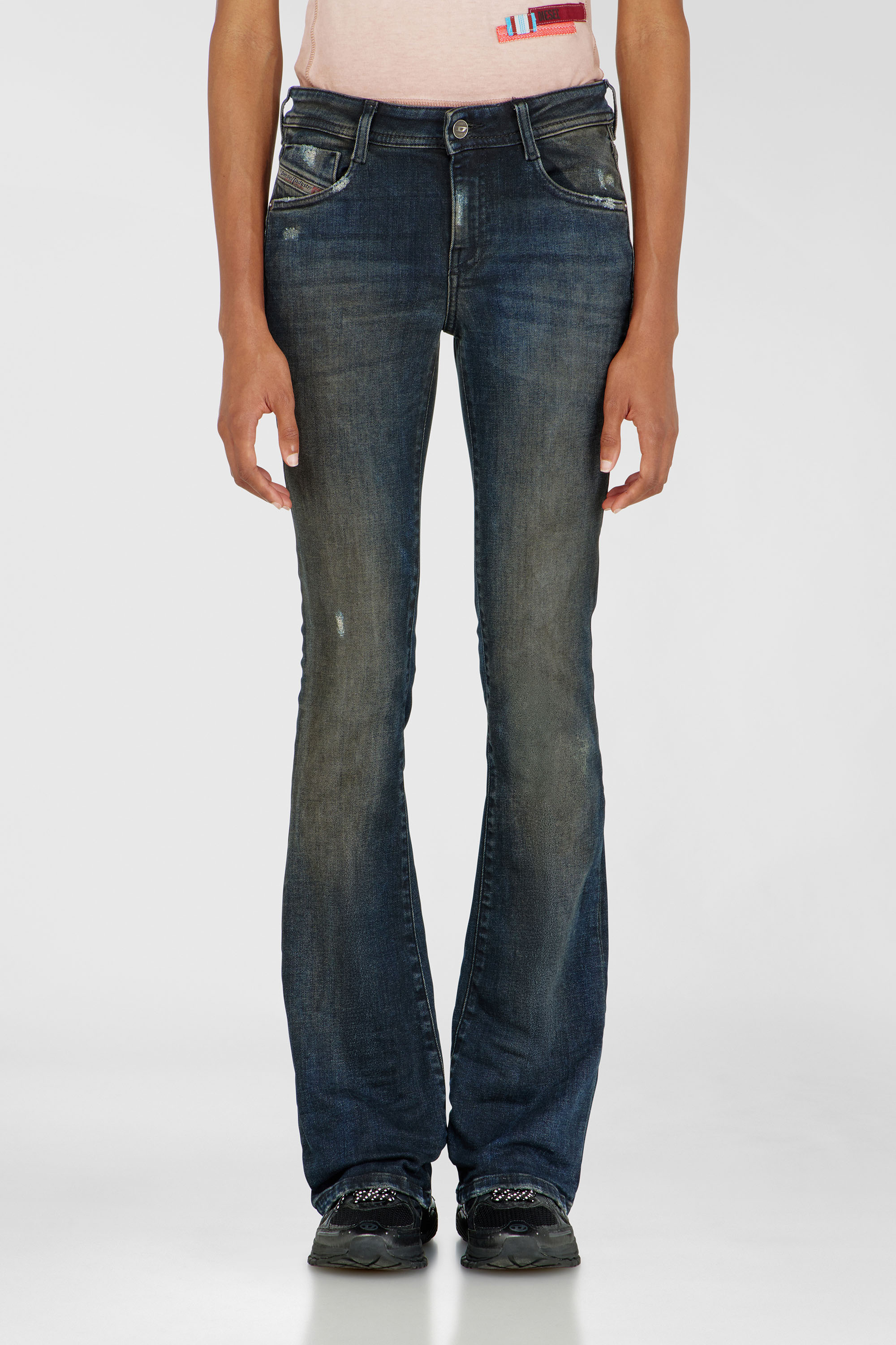 Diesel - Bootcut Jeans 1969 D-Ebbey 09P69 Mujer, Azul Oscuro - 1