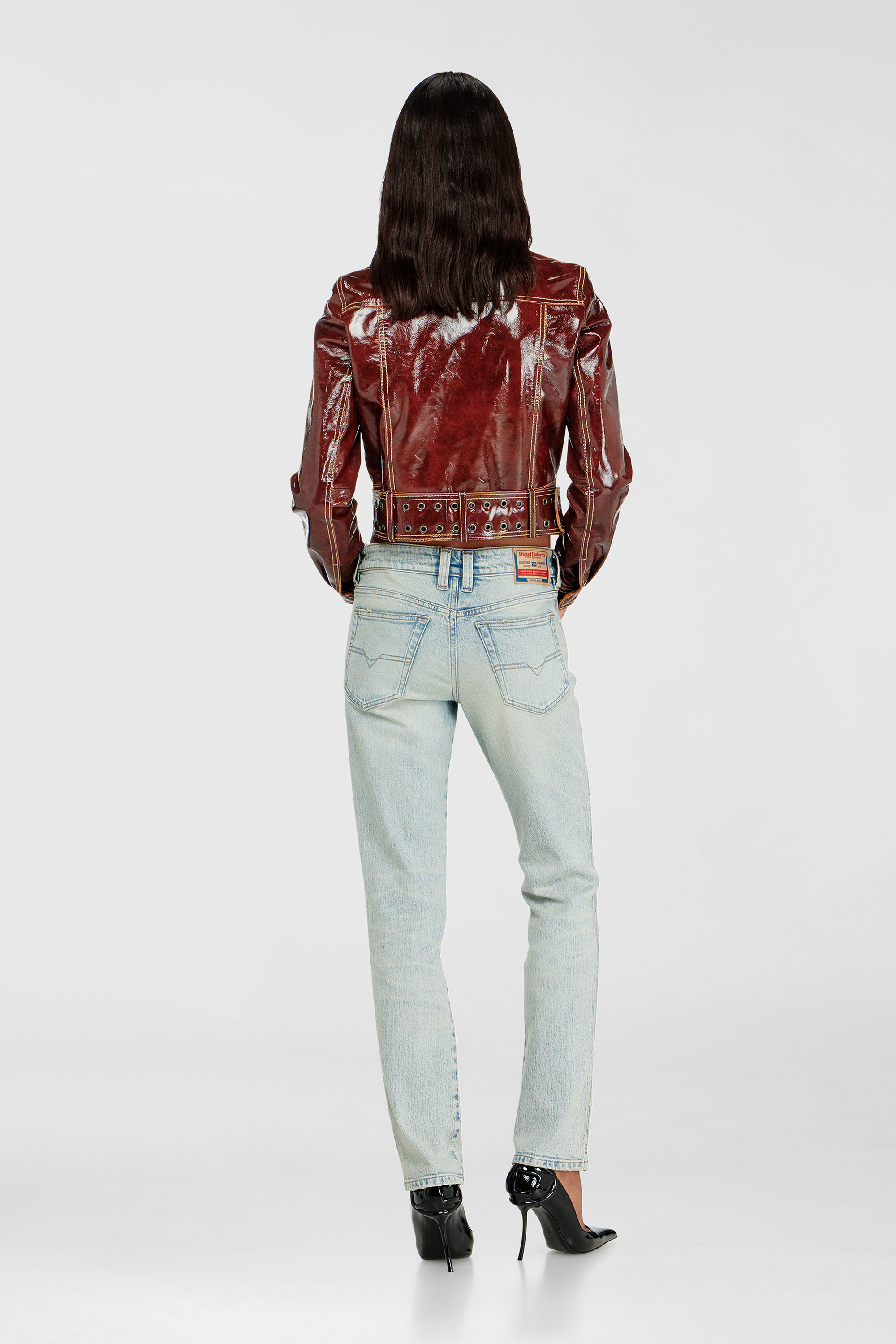Diesel - Slim Jeans 1992 D-Jiann 0KBBK Mujer, Azul Claro - 3