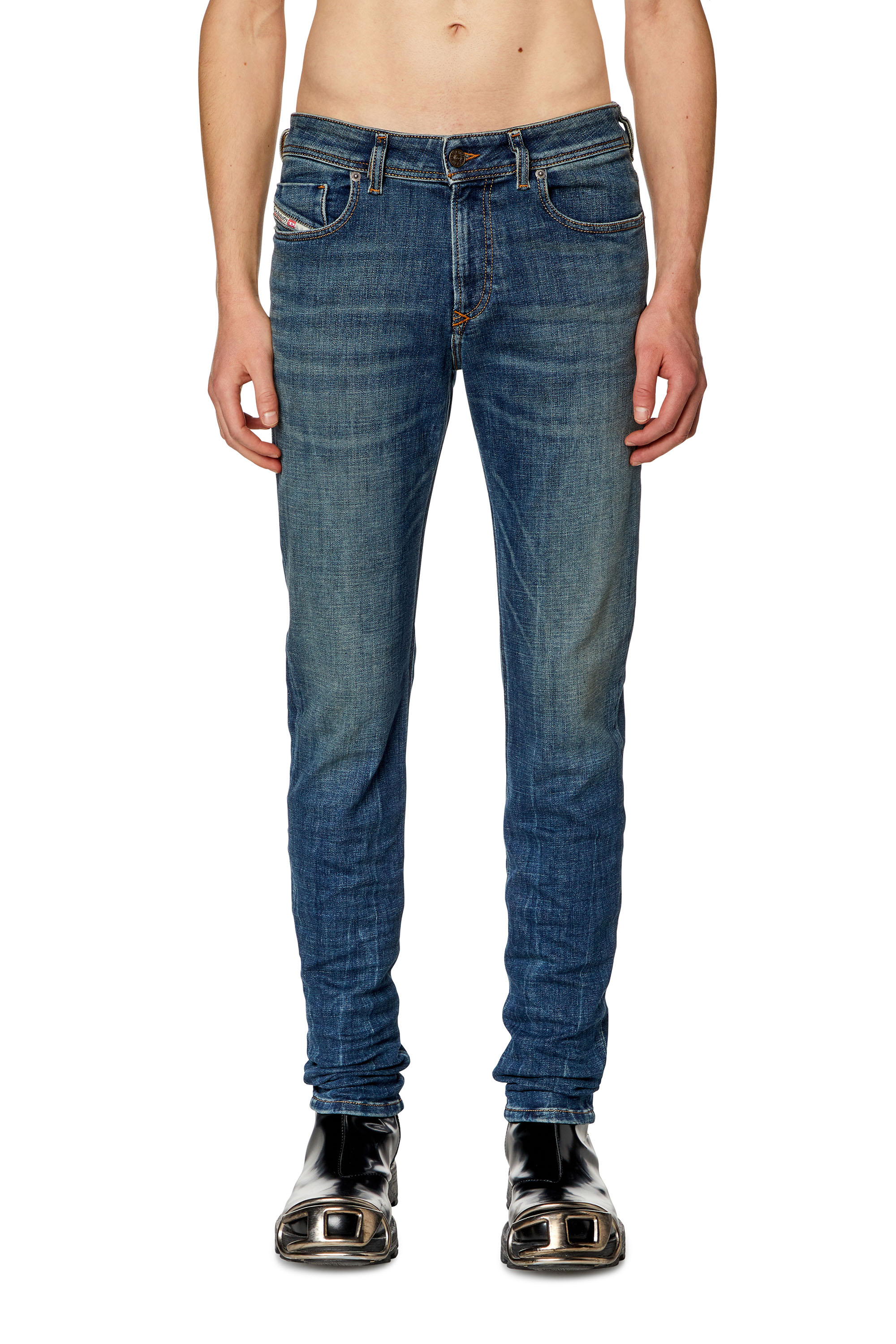 Skinny Jeans 1979 Sleenker 09H67, Azul Oscuro Diesel - Skinny Jeans 1979 Sleenker 09H67 Hombre, Azul Oscuro - 3