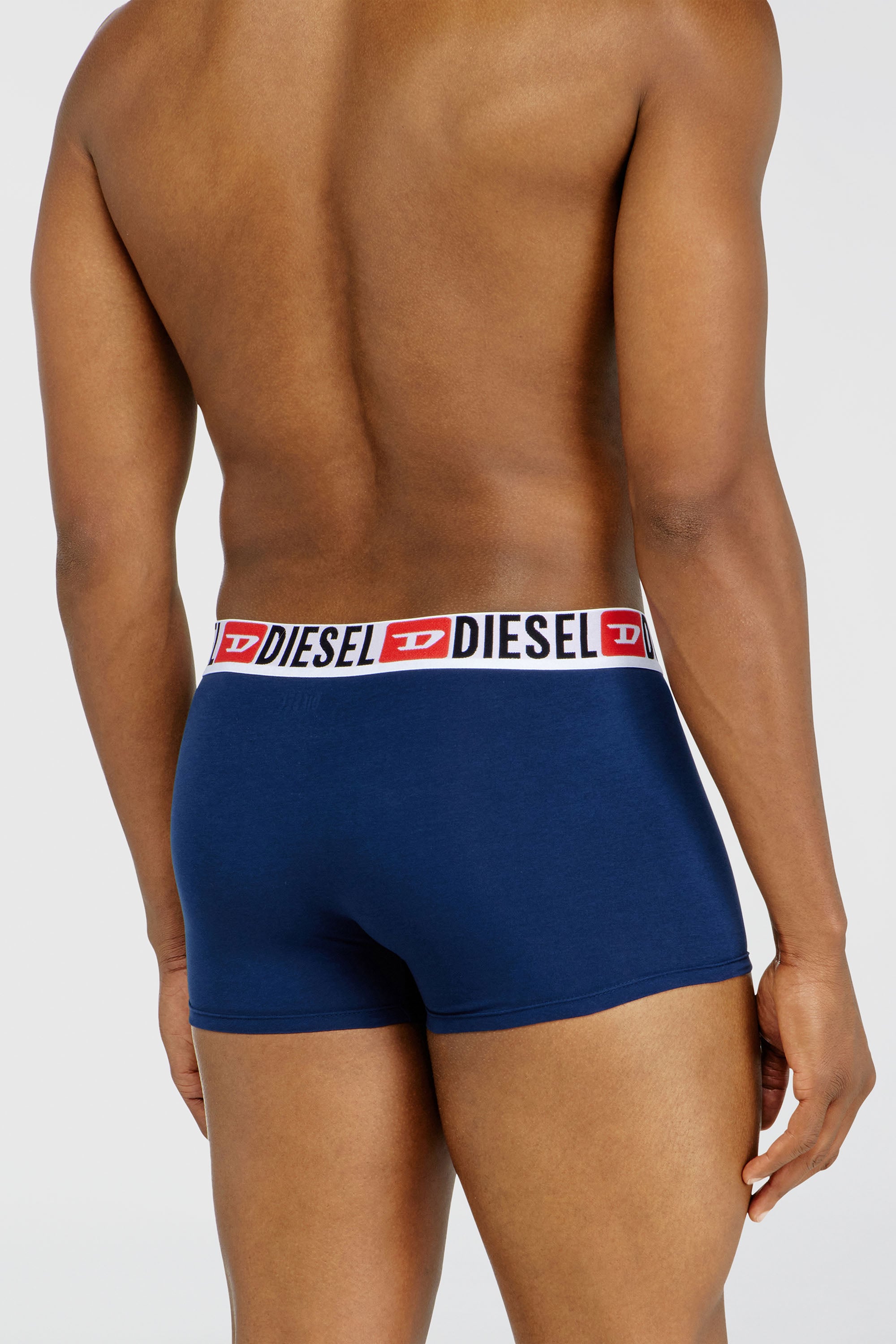 Diesel - UMBX-DAMIENTHREEPACK, Paquete de tres calzoncillos b&oacute;xer con logotipo en la cintura Hombre in Multicolor - 4