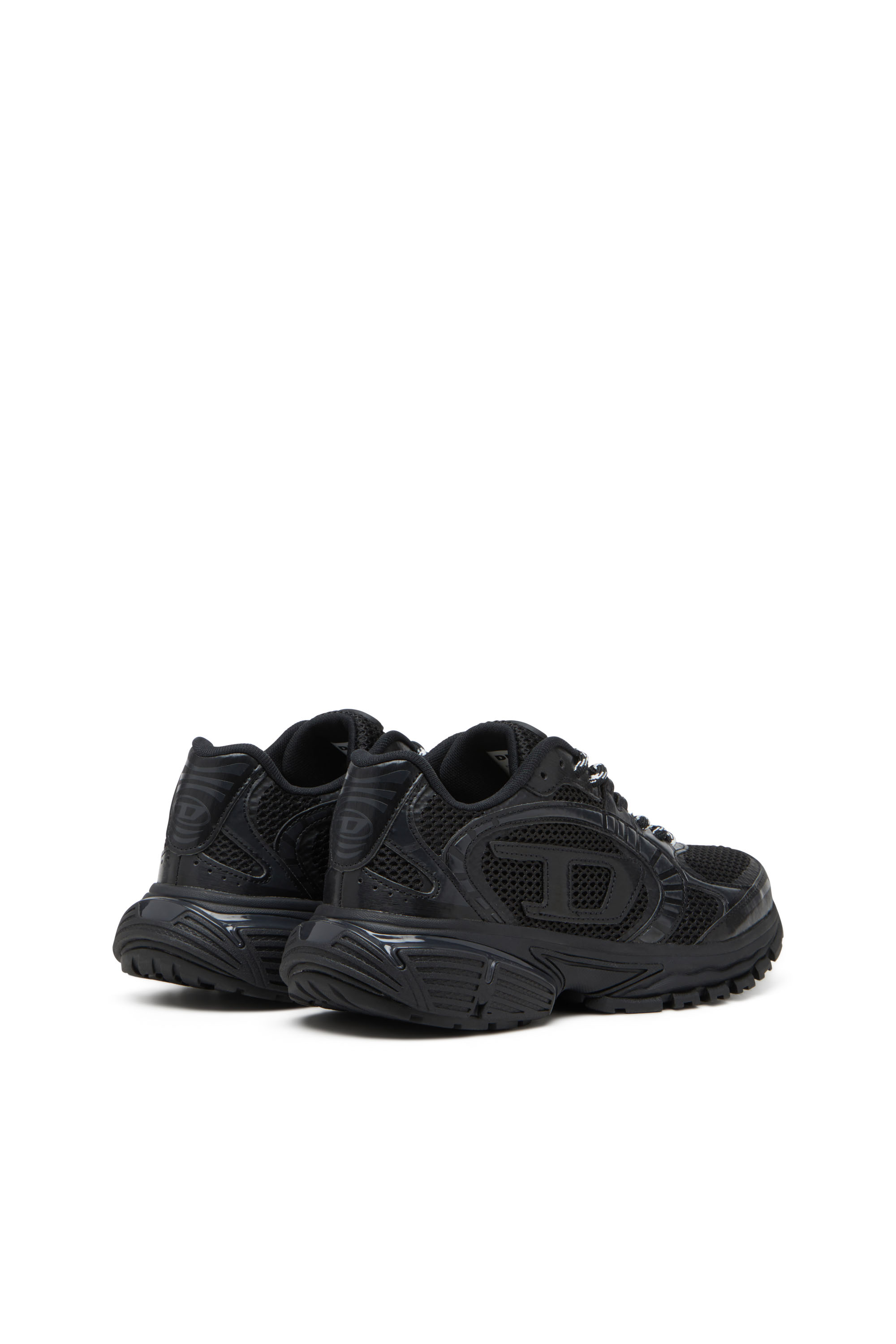 Diesel - S-PRO-V-DENSE LOW, Deportivas de malla con logotipo Oval D Hombre in Negro - 3