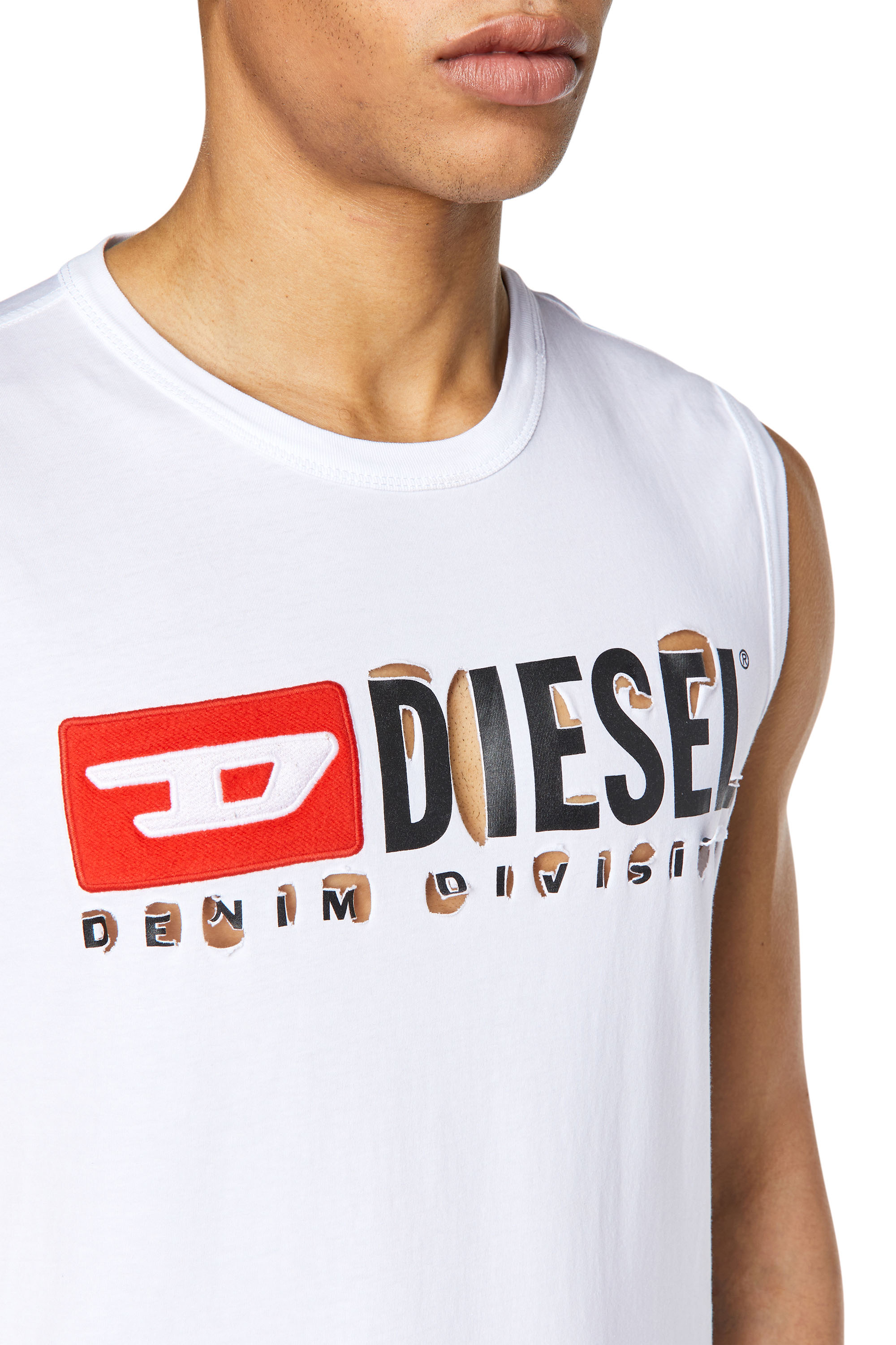 Diesel - T-BISCO-DIVSTROYED, Blanco - Image 4