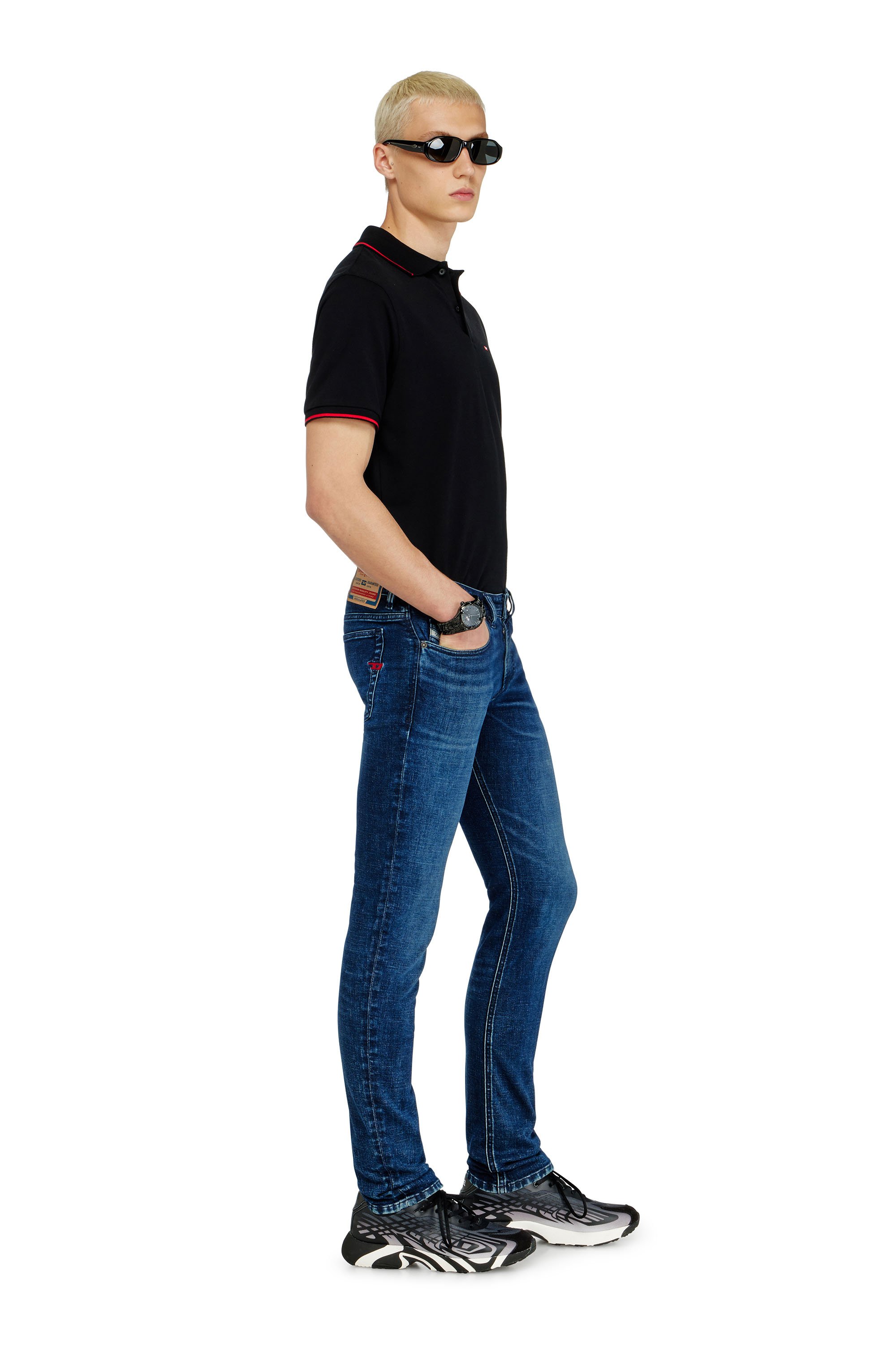 Diesel - Skinny Jeans 1979 Sleenker 0KBBD Hombre, Azul Oscuro - 4