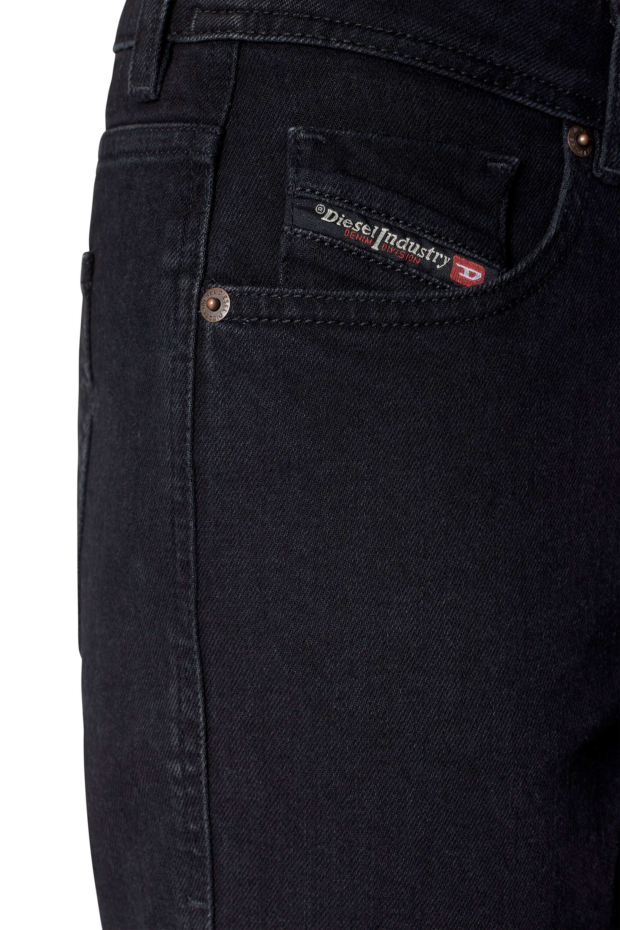 Diesel - 2004 Z9C25 Tapered Jeans, Negro/Gris oscuro - Image 3