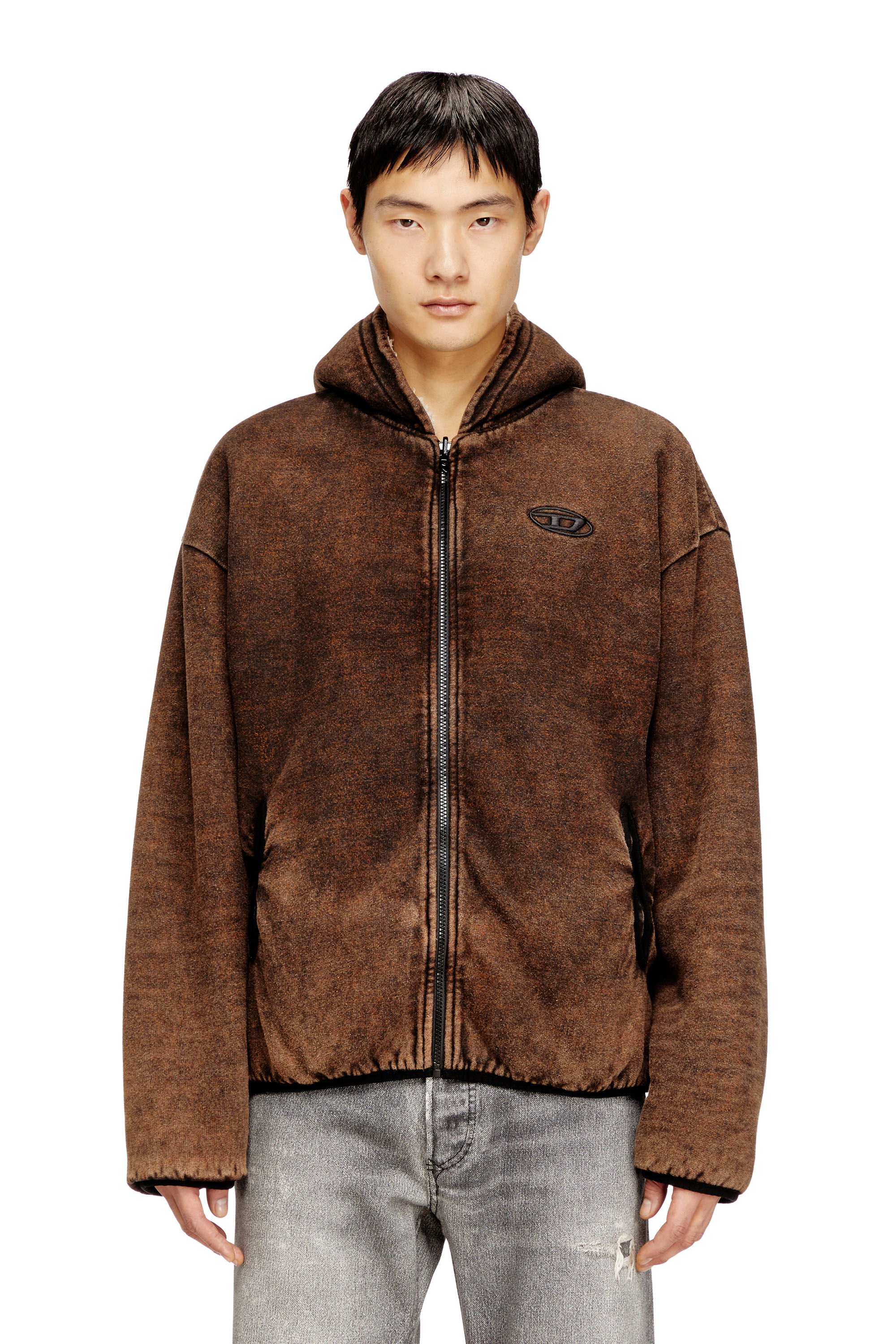 Diesel - S-BRYAN, Chaqueta con capucha reversible y cremallera Hombre in ToBeDefined - 1
