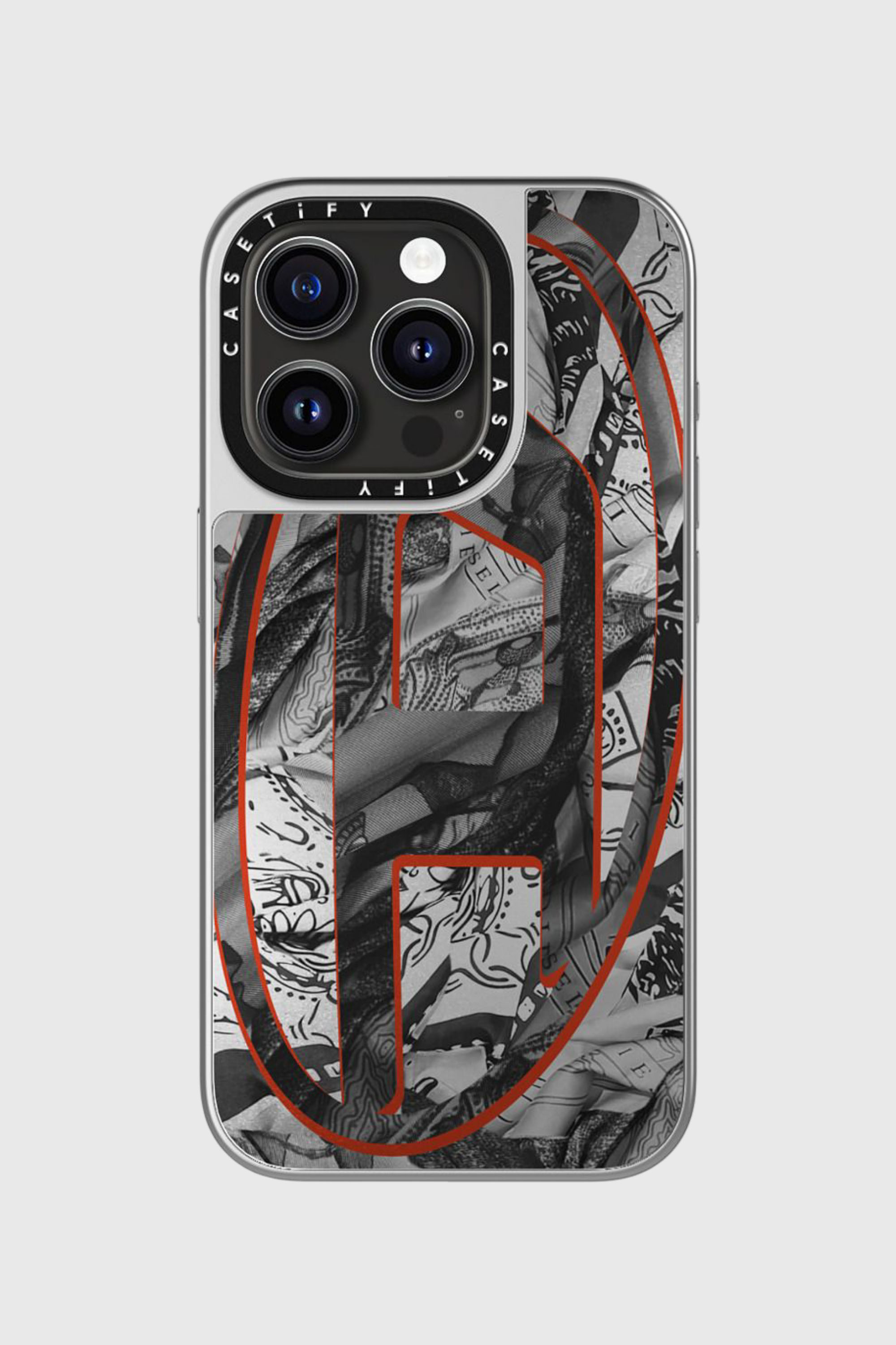 Diesel - 60336 CASETIFY MOULDED CASE, Funda MagSafe Bandana iPhone 15 Pro Unisex in Multicolor - 6