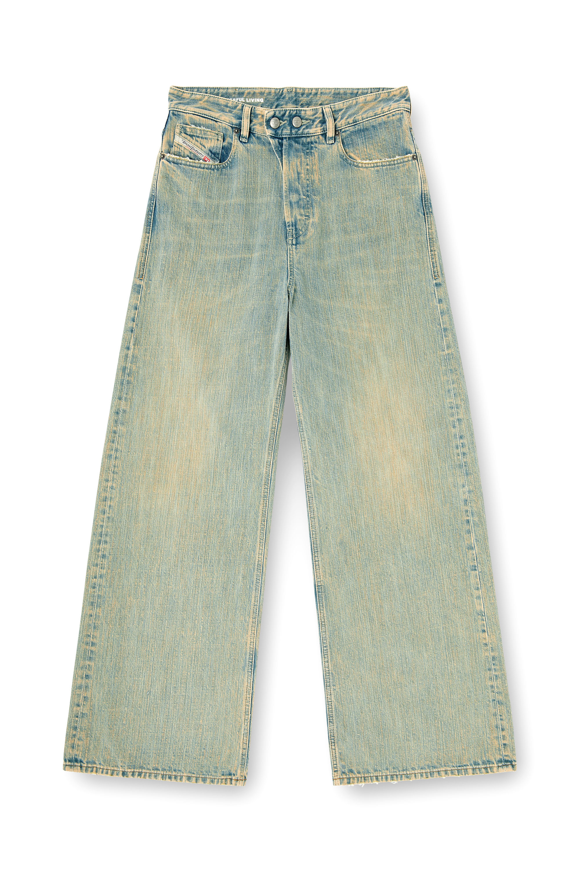 Diesel - Relaxed Jeans 1996 D-Sire 007CY Mujer, Azul medio - 3
