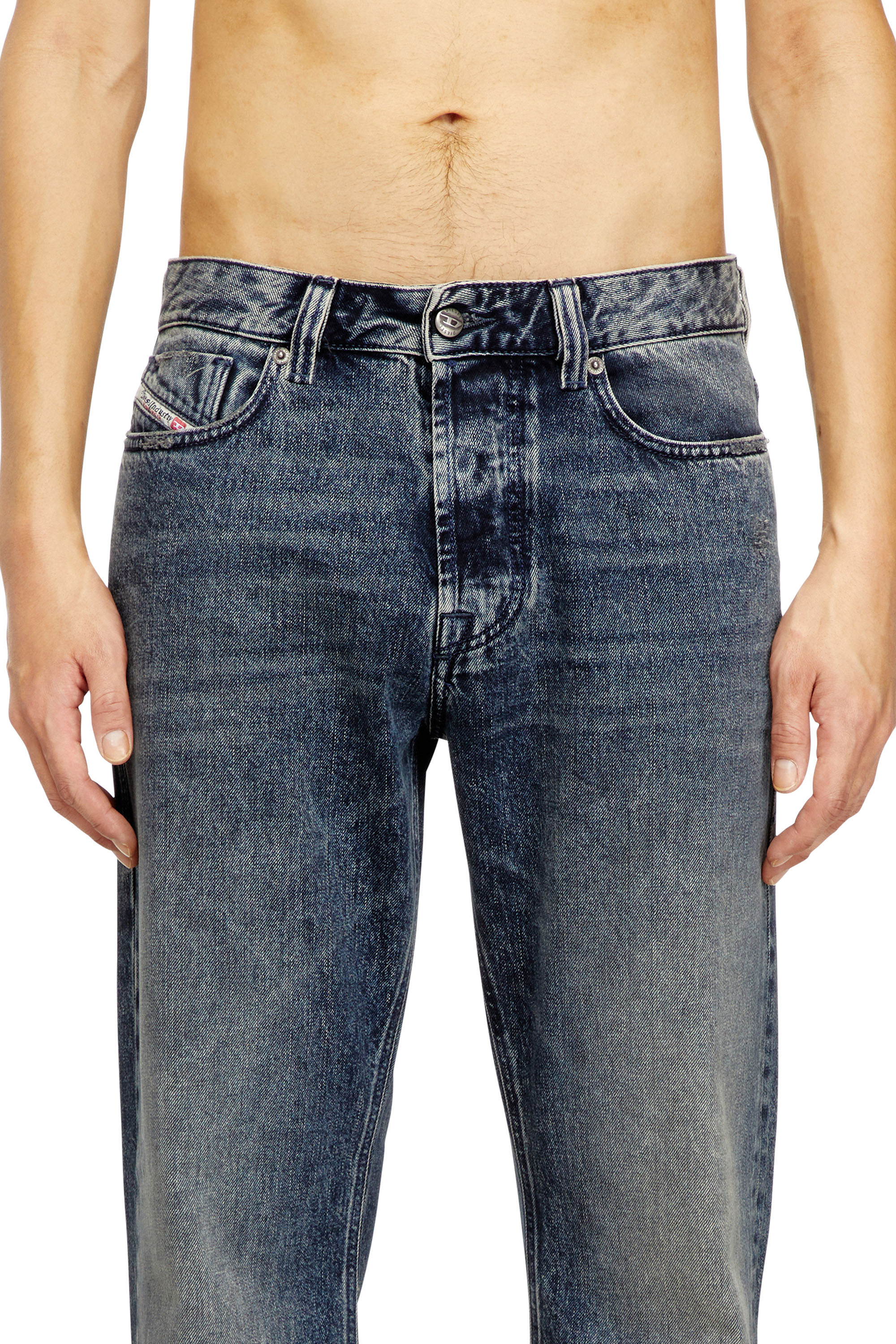 Diesel - Relaxed Jeans 1980 D-Eeper 09N68 Hombre, Azul Oscuro - 5