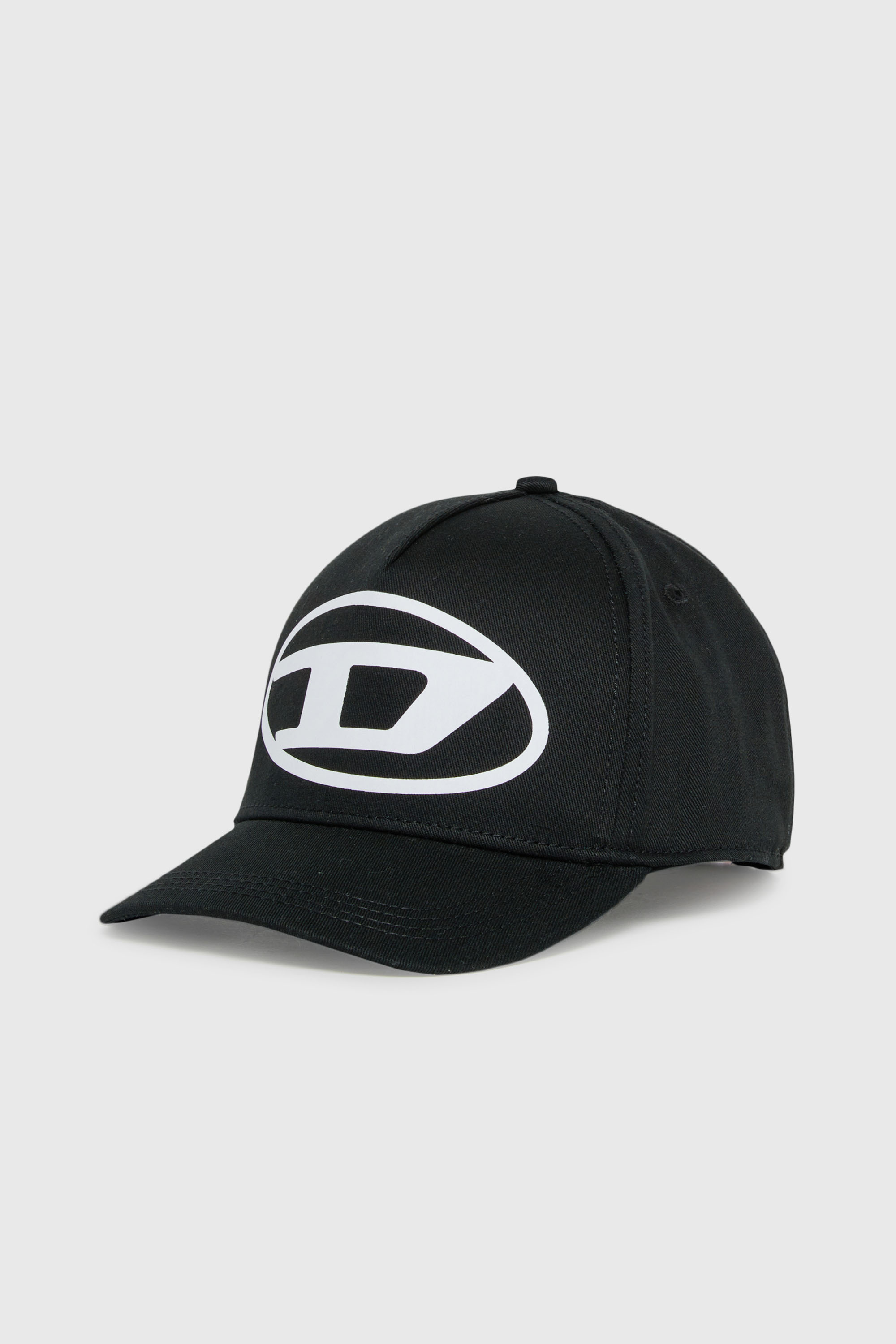 Diesel - FLIMO, Gorra de b&eacute;isbol con Logo Oval D estampado Hombre in Negro - 1