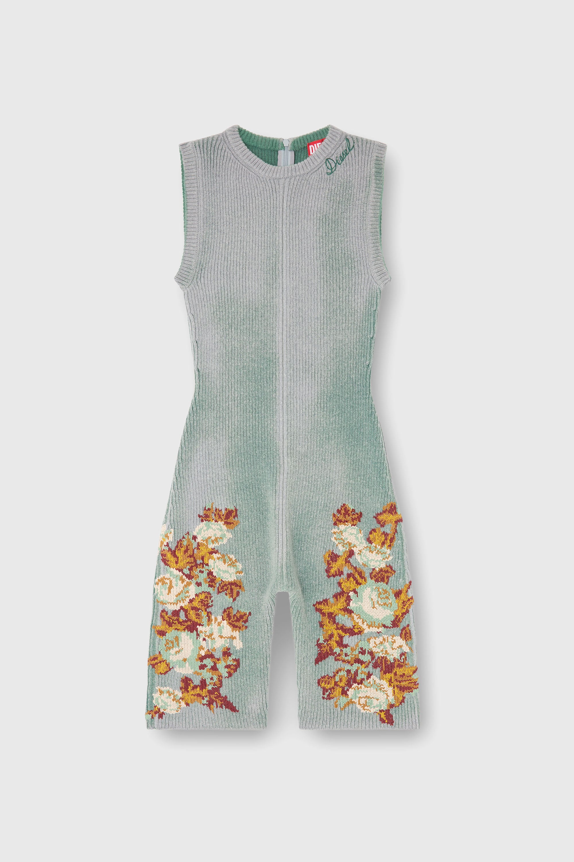 Diesel - M-RAREM, Mono corto de punto con motivo floral Mujer in ToBeDefined - 2