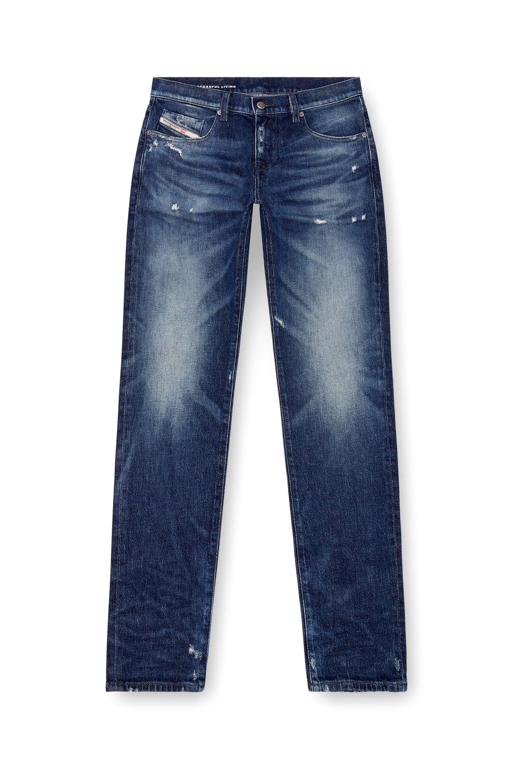 Diesel - Slim Jeans 2019 D-Strukt 09J56, Hombre Slim Jeans - 2019 D-Strukt in Azul marino - Image 5