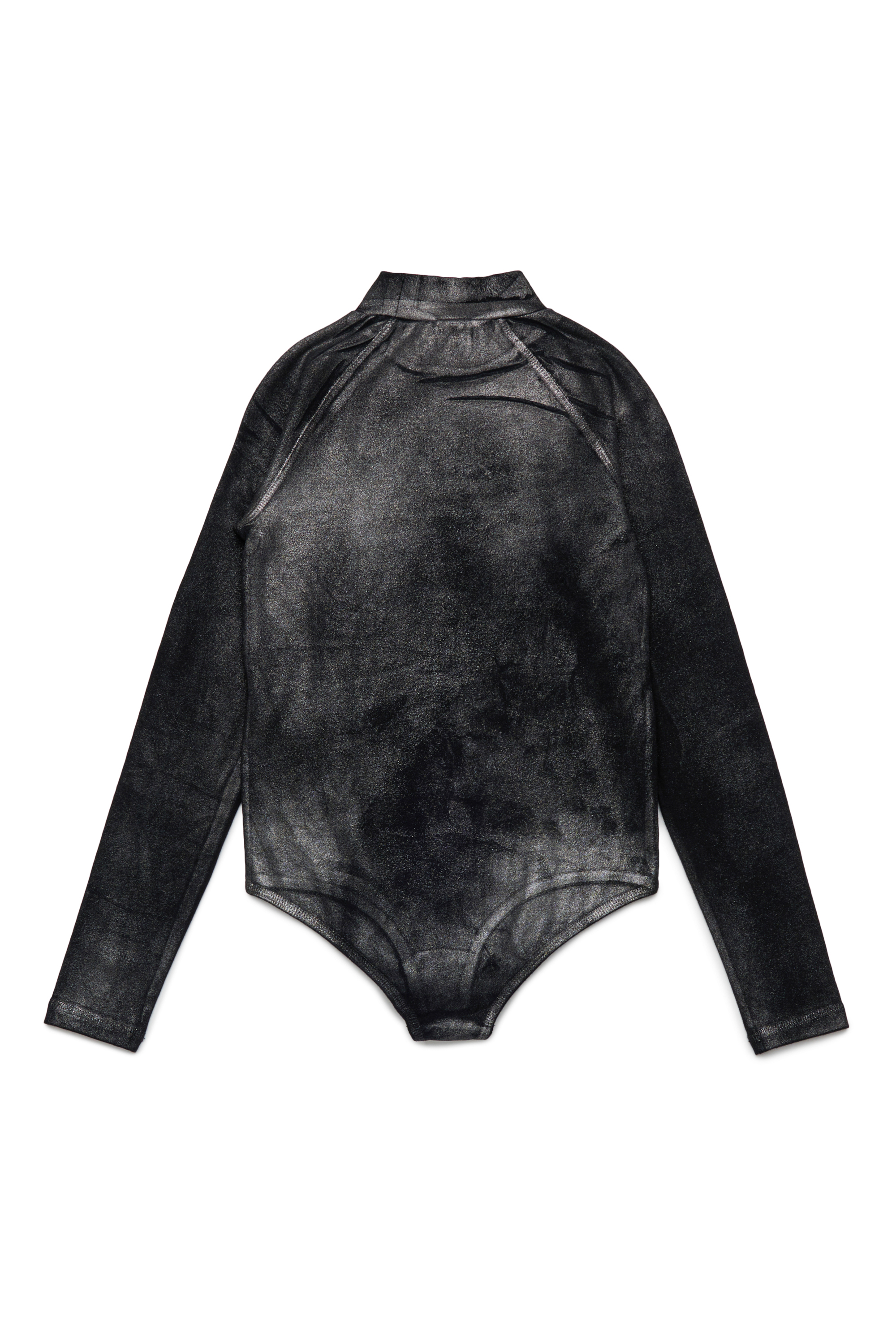 Diesel - BALDA, Body de algodón con cuello mock Mujer in Negro - 2