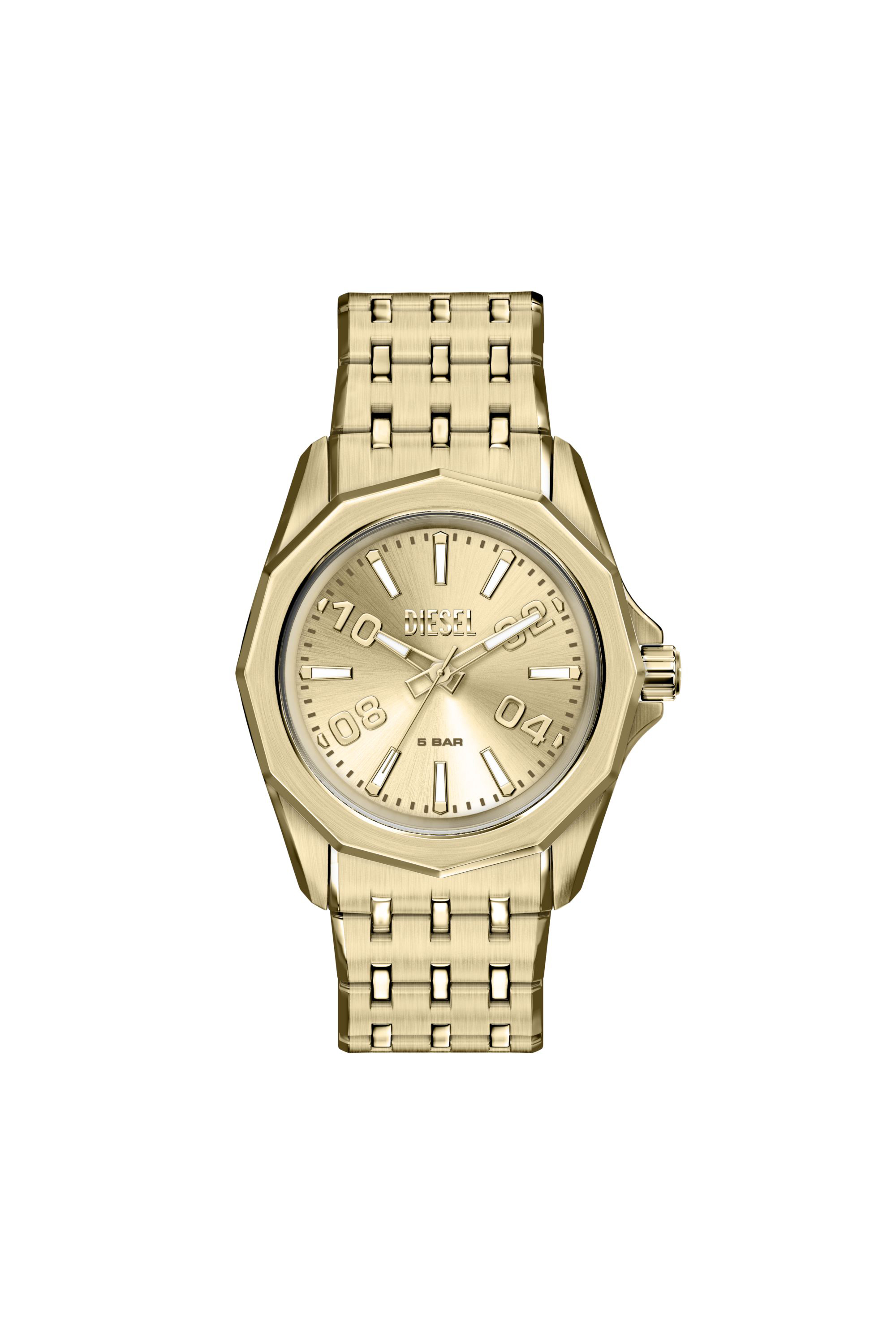 Diesel - DZ2239 WATCH, Reloj Stinger de acero inoxidable dorado Hombre in Dorado - 1