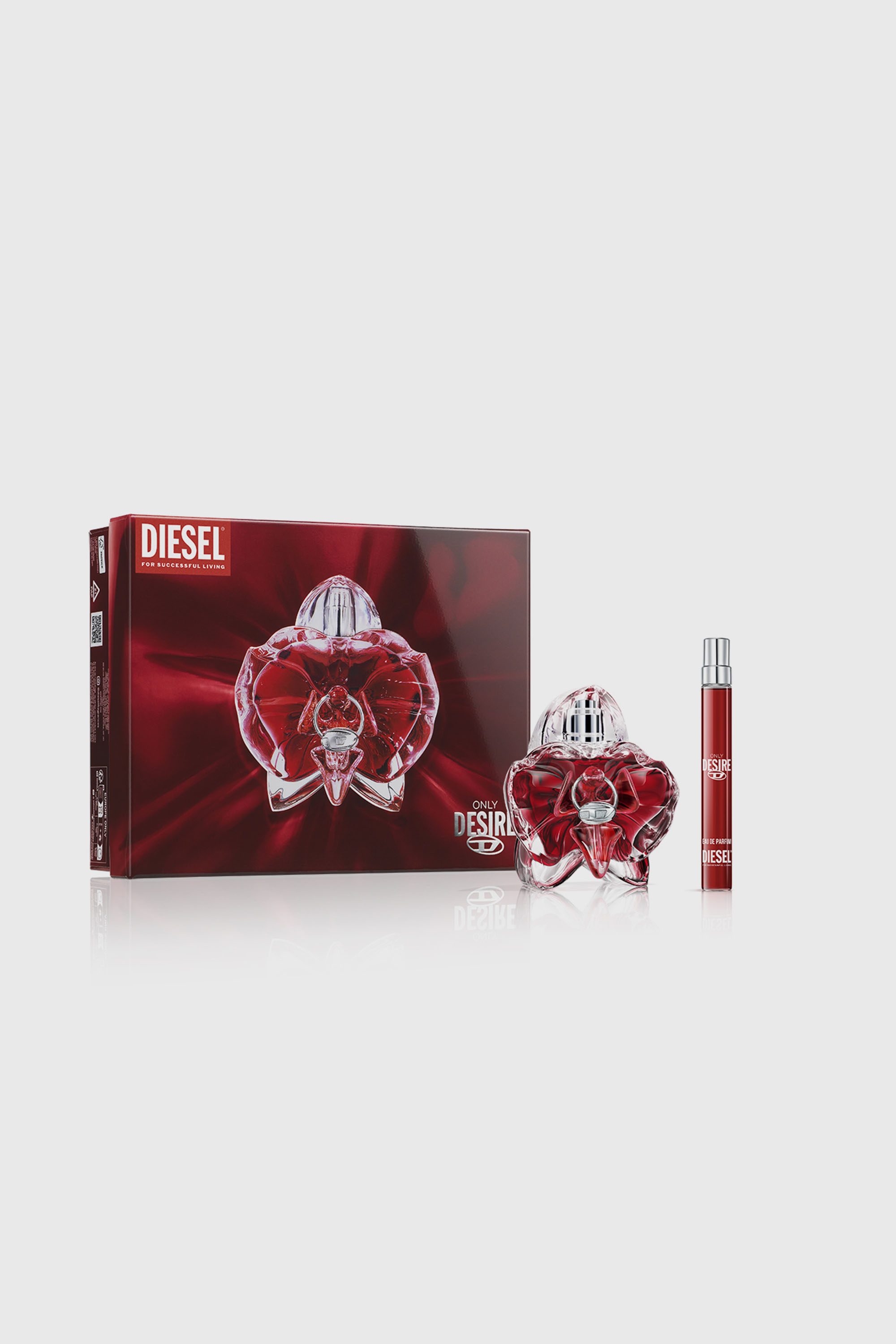 Diesel - DIESEL HOLIDAY SET ONLY DESIRE EDP 50ML + 10ML LG857100 FRAGRANCE, Estuche de Regalo Only Desire Mujer in Rojo - 1