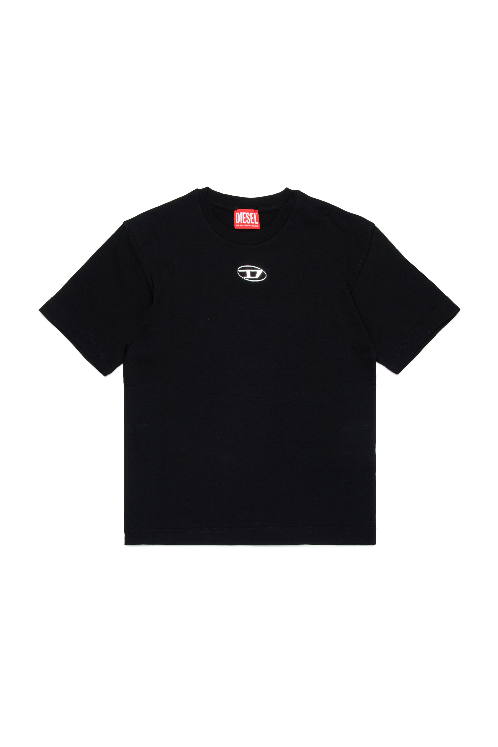 Diesel - TMARCUS OVER, Camiseta con Oval D metálico Hombre in Negro - 1