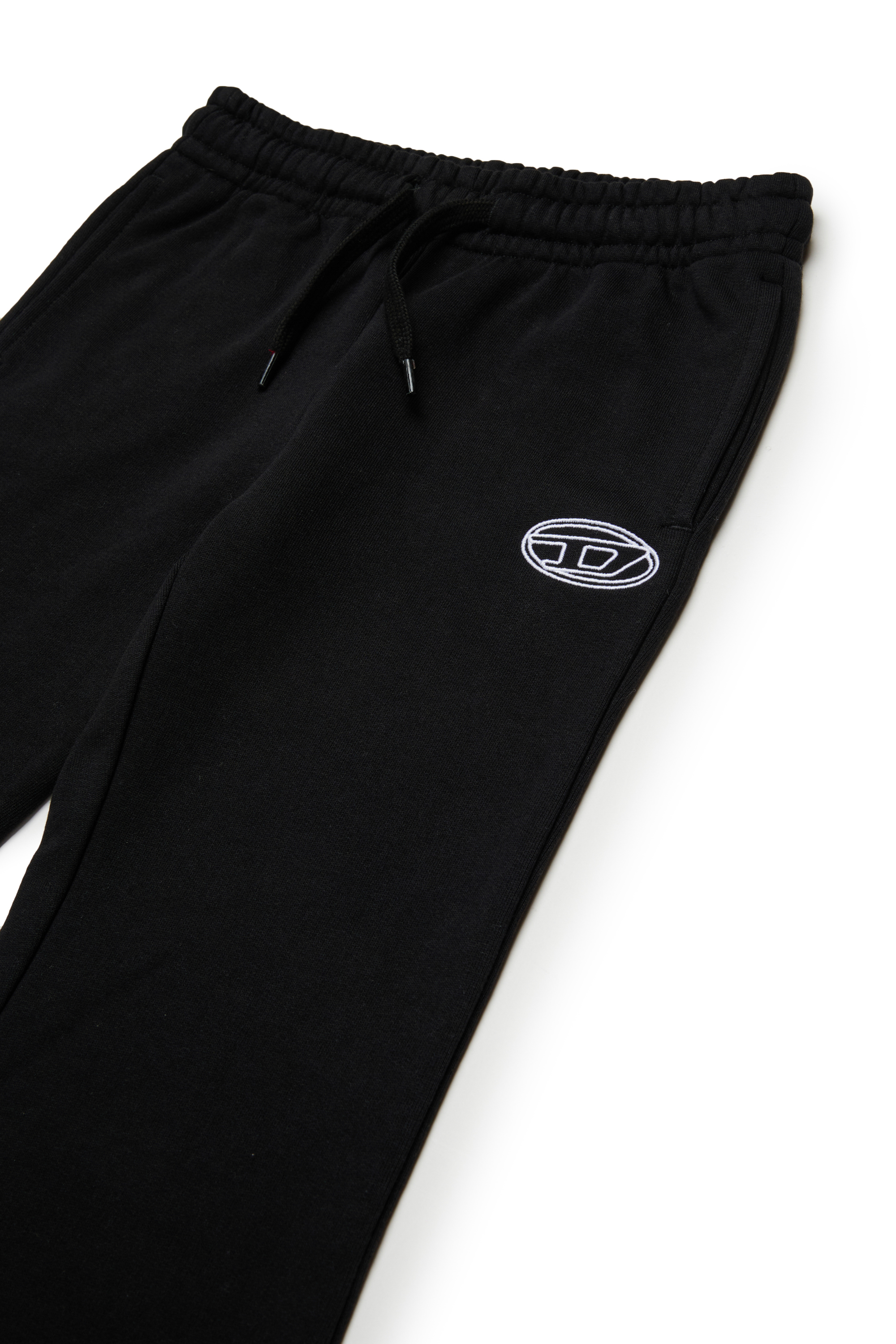 Diesel - PEBIRT, Pantalones de algodón con logo bordado Mujer in Negro - 3