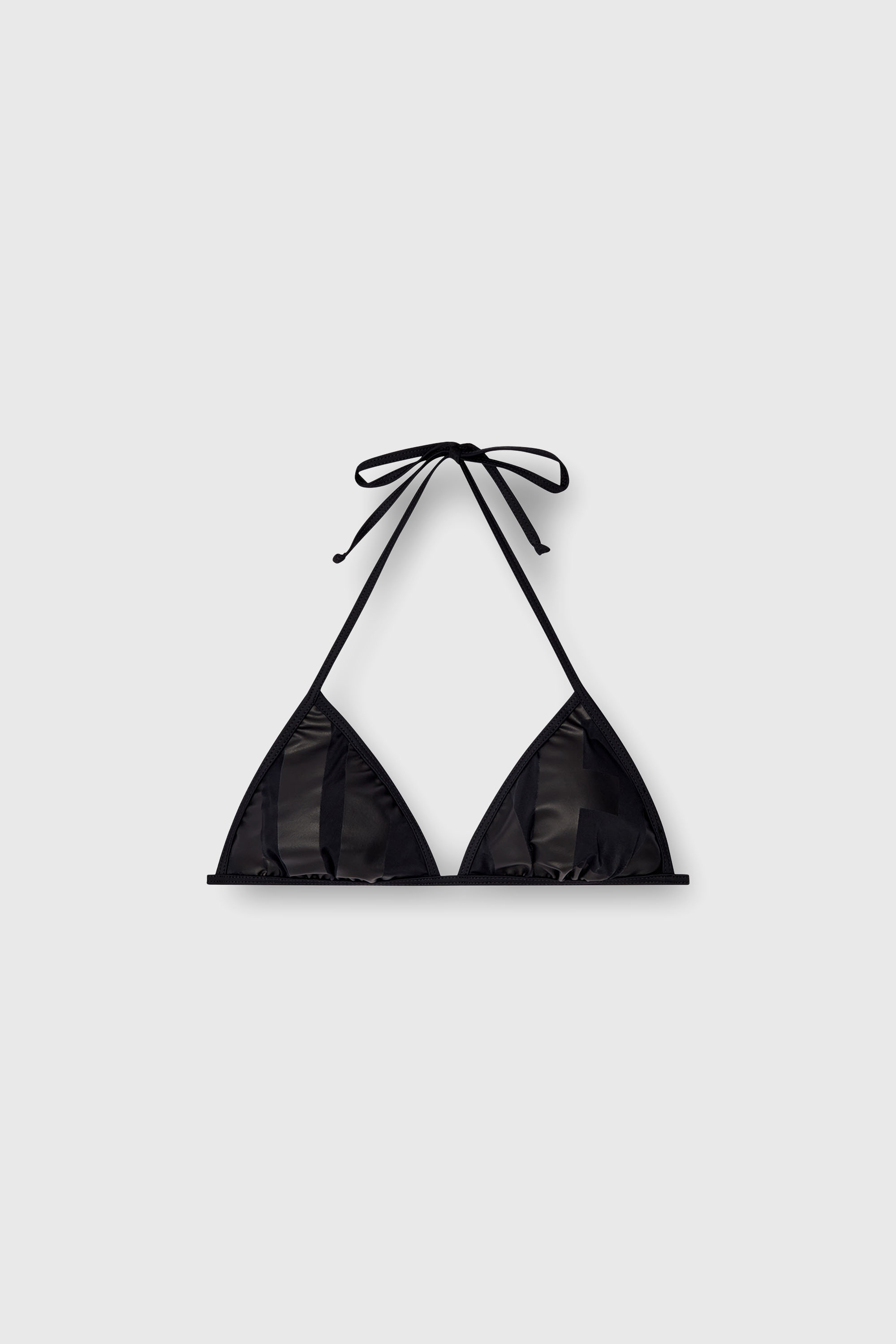 Diesel - BFB-SEES-A, Sujetador de bikini con logotipo Diesel recortado Mujer in Negro - 2