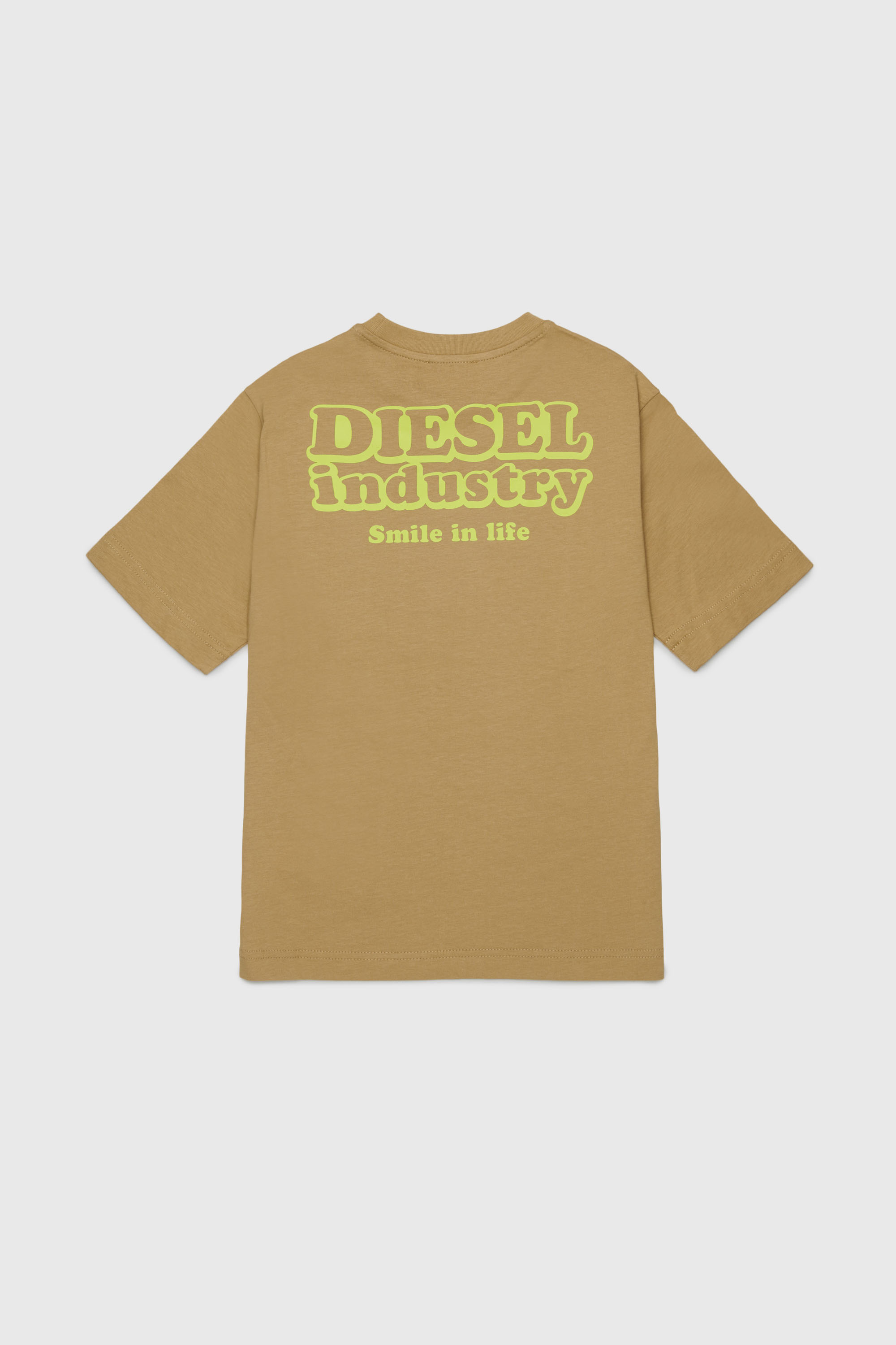 Diesel - TLODIM OVER, Camiseta con estampado Diesel Industry Hombre in Marr&oacute;n - 2