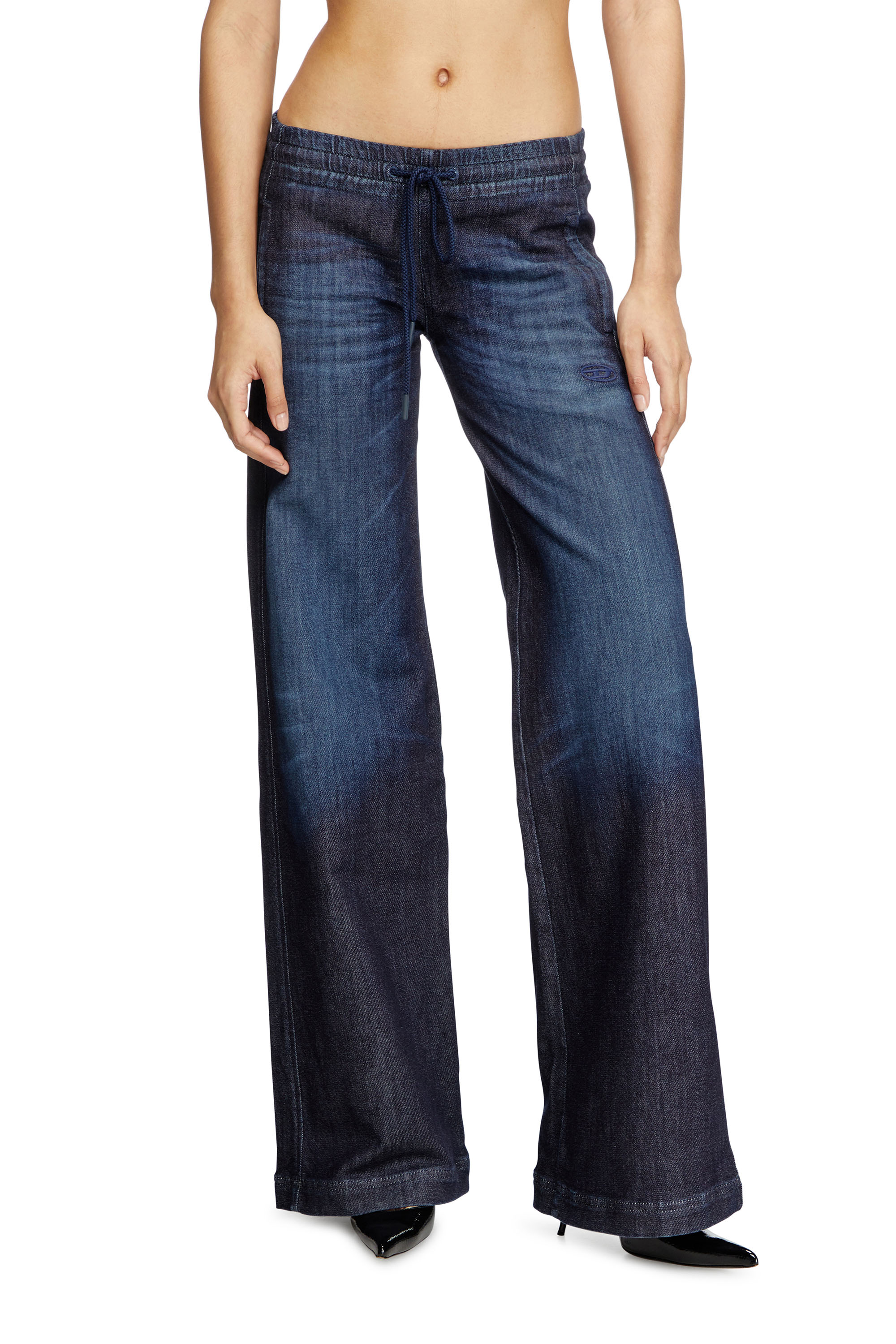 Diesel - Relaxed 2078 D-Ainty Joggjeans® 09L11 Mujer, Azul Oscuro - 3