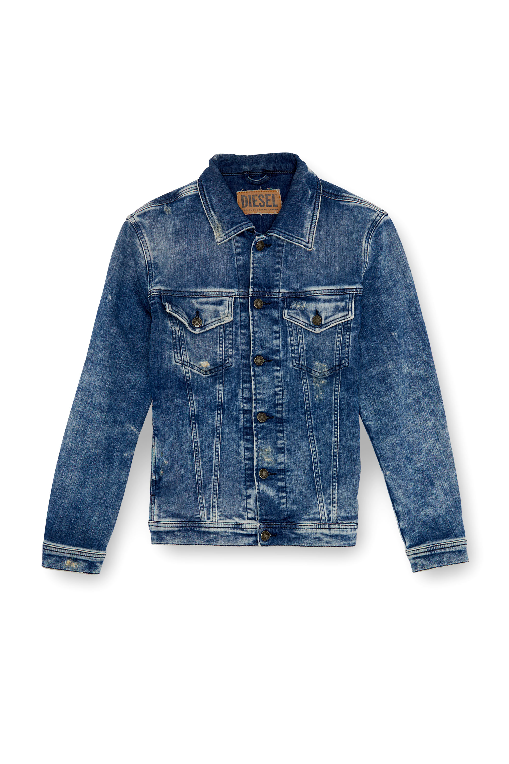 Diesel - NHILL-TW, Hombre - Chaquetas de denim Azul medio Hombre in ToBeDefined - 1