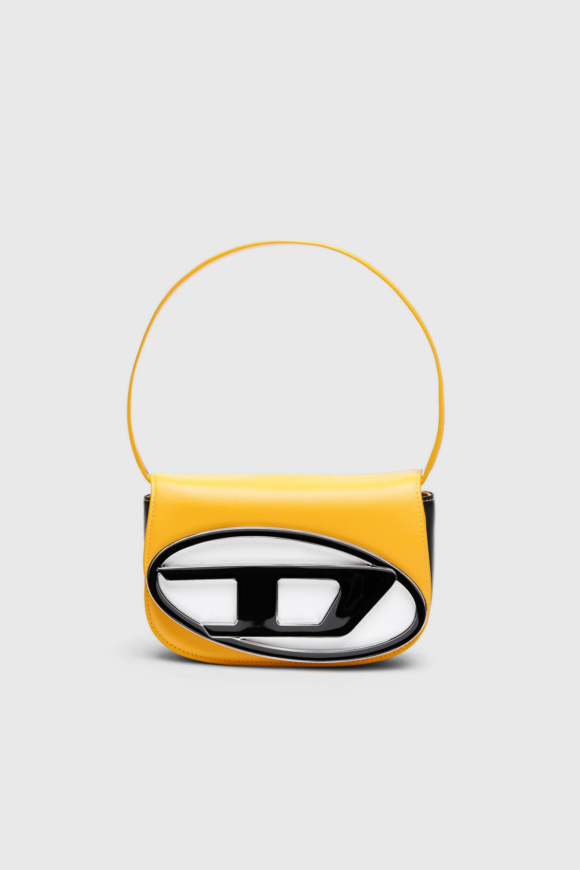 Diesel - 1DR, 1DR - Bolso ic&oacute;nico de hombro de cuero napa Mujer in Amarillo - 1