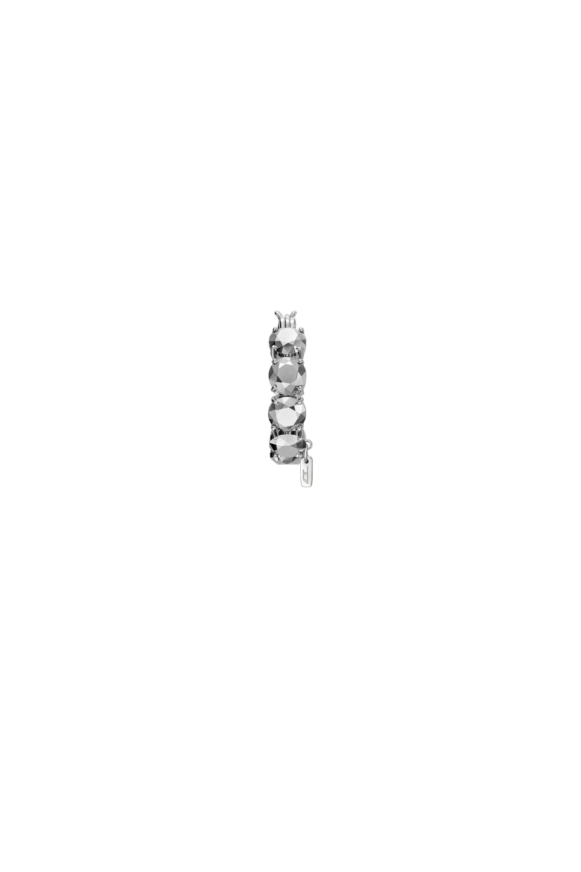 Diesel - DL1357040 STERLING SILVER JEWEL, Pendiente de aro de plata esterlina Unisex in Plateado - 2