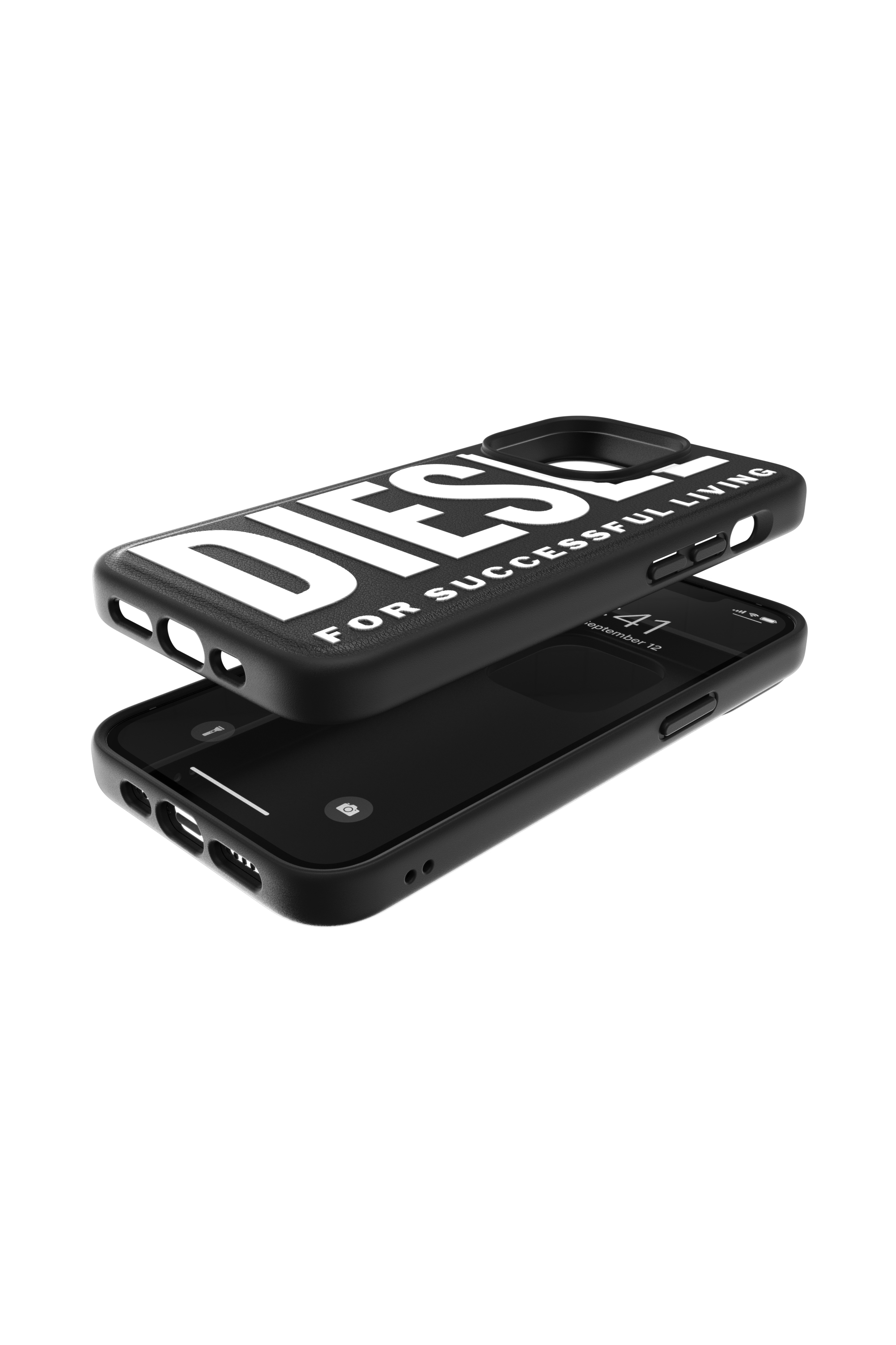 Diesel - 48257 STANDARD CASE, Funda moldeada por iPhone 13/13 Pro Unisex in Negro - 3