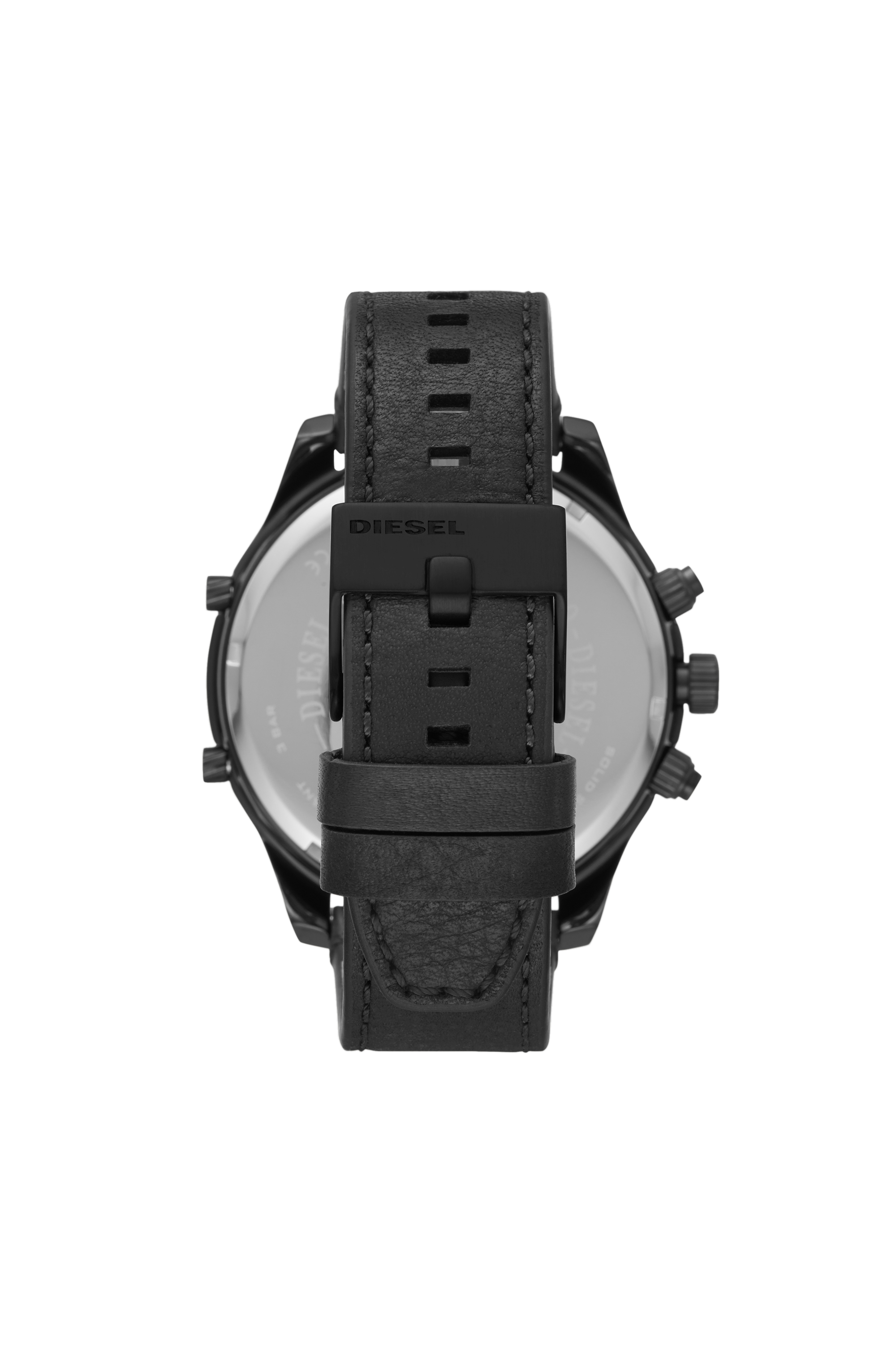 Diesel - DZ7428, Reloj Boltdown cronógrafo con pulsera en piel negra Hombre in Negro - 2