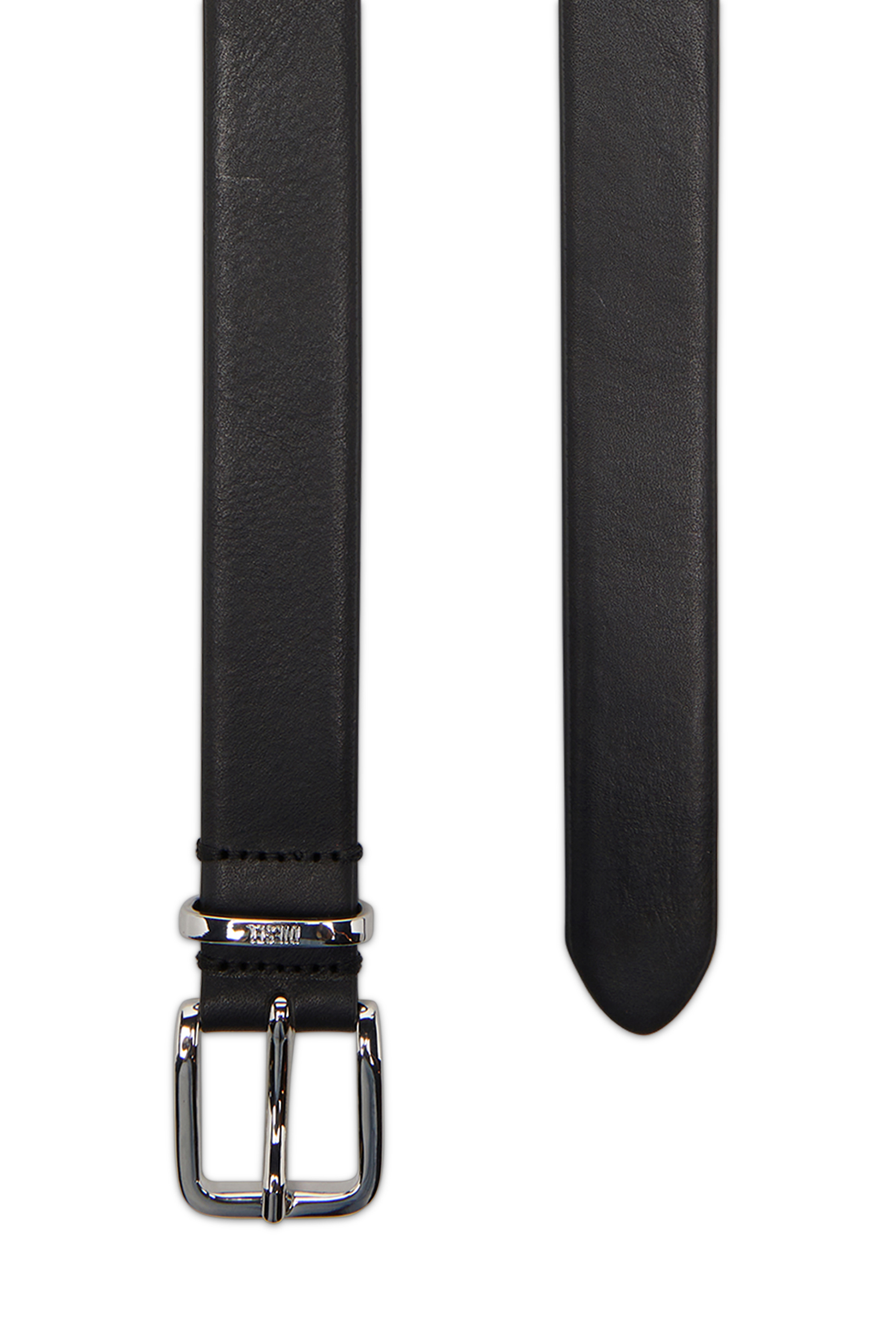 Diesel - B-BISCOTTO W KNOT 25, Cinturón de cuero con nudo de 2.5 cm Mujer in Negro - 2