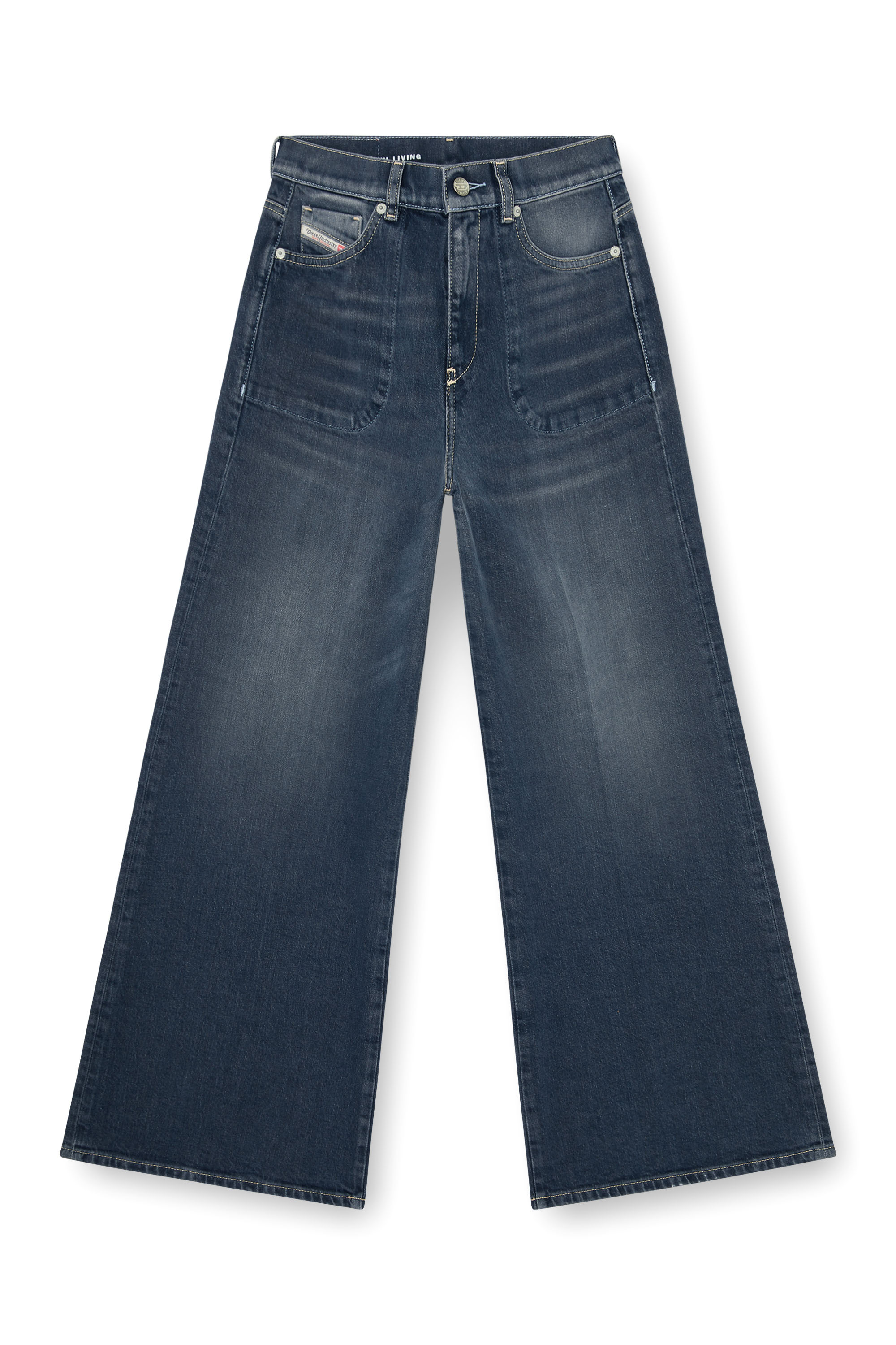 Diesel - Flare Jeans 1978 D-Akemi 007EI Mujer, Azul Oscuro - 6