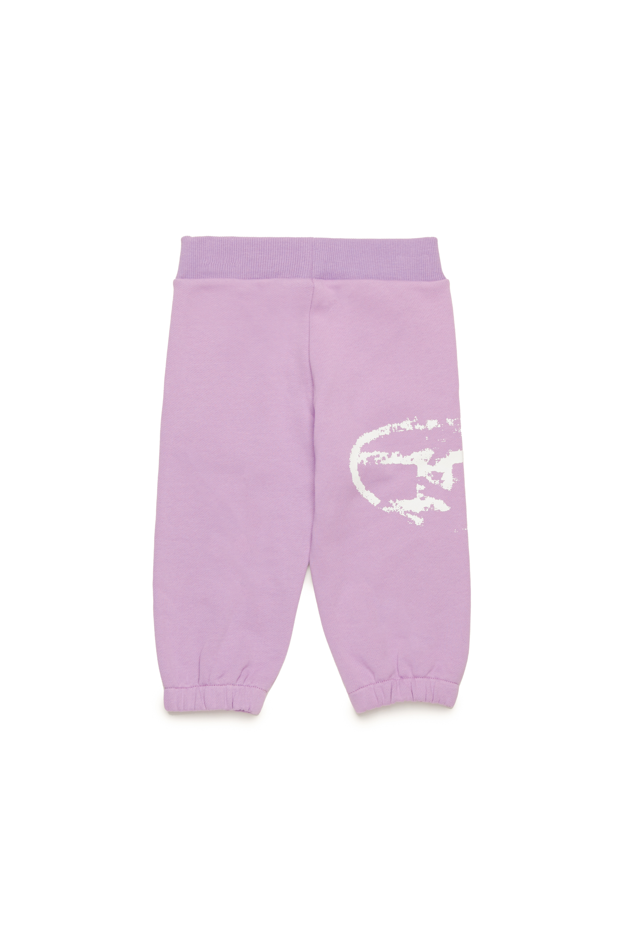 Diesel - PESDIB, Unisex's Sweatpants with distressed Oval D logo in Lilac - 2