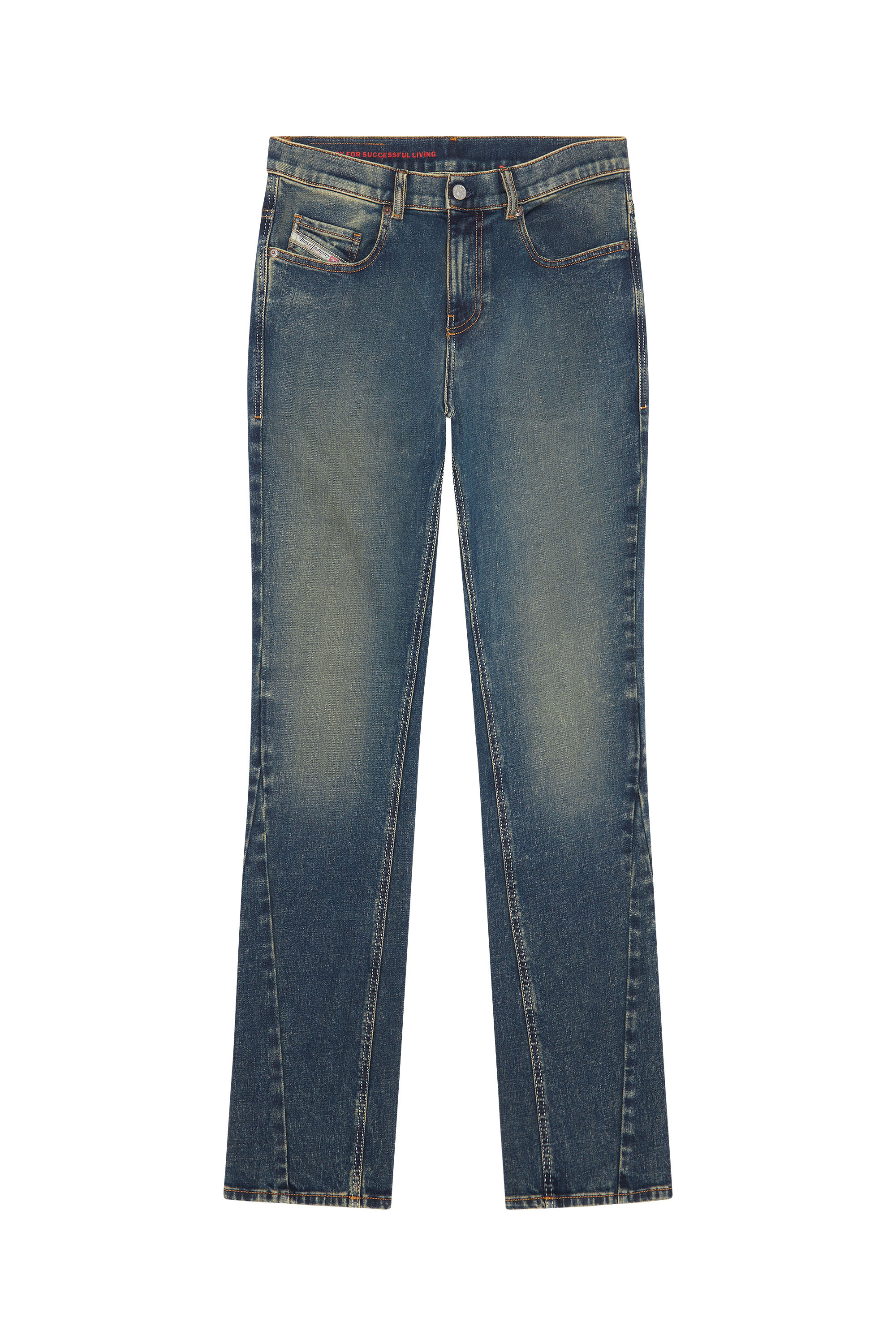 Diesel - 2021 09B91 Bootcut Jeans, Azul Oscuro - Image 6