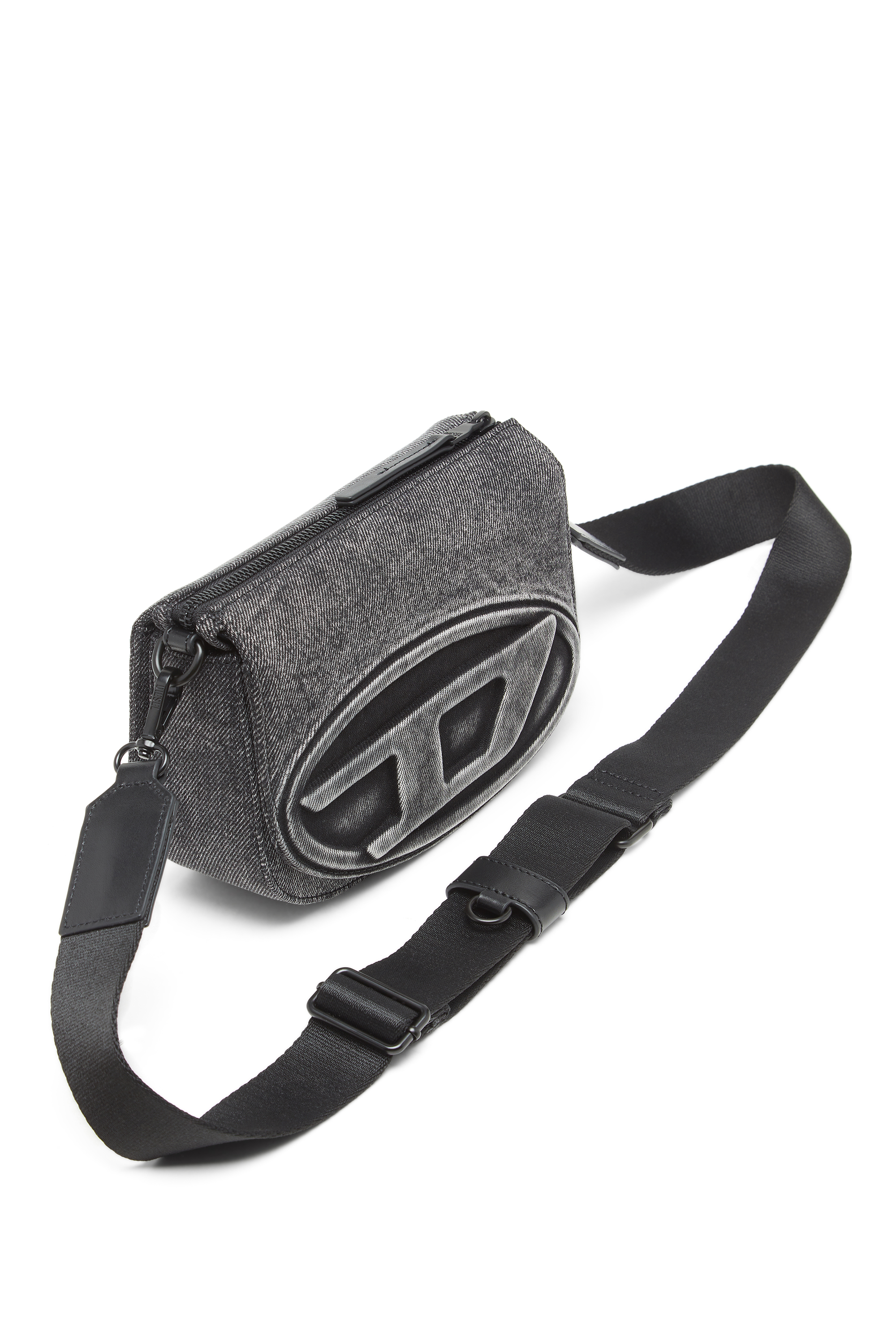 Diesel - 1DR CAMERA BAG, 1DR-Bolso para c&aacute;mara en denim lavado Unisex in Gris - 5