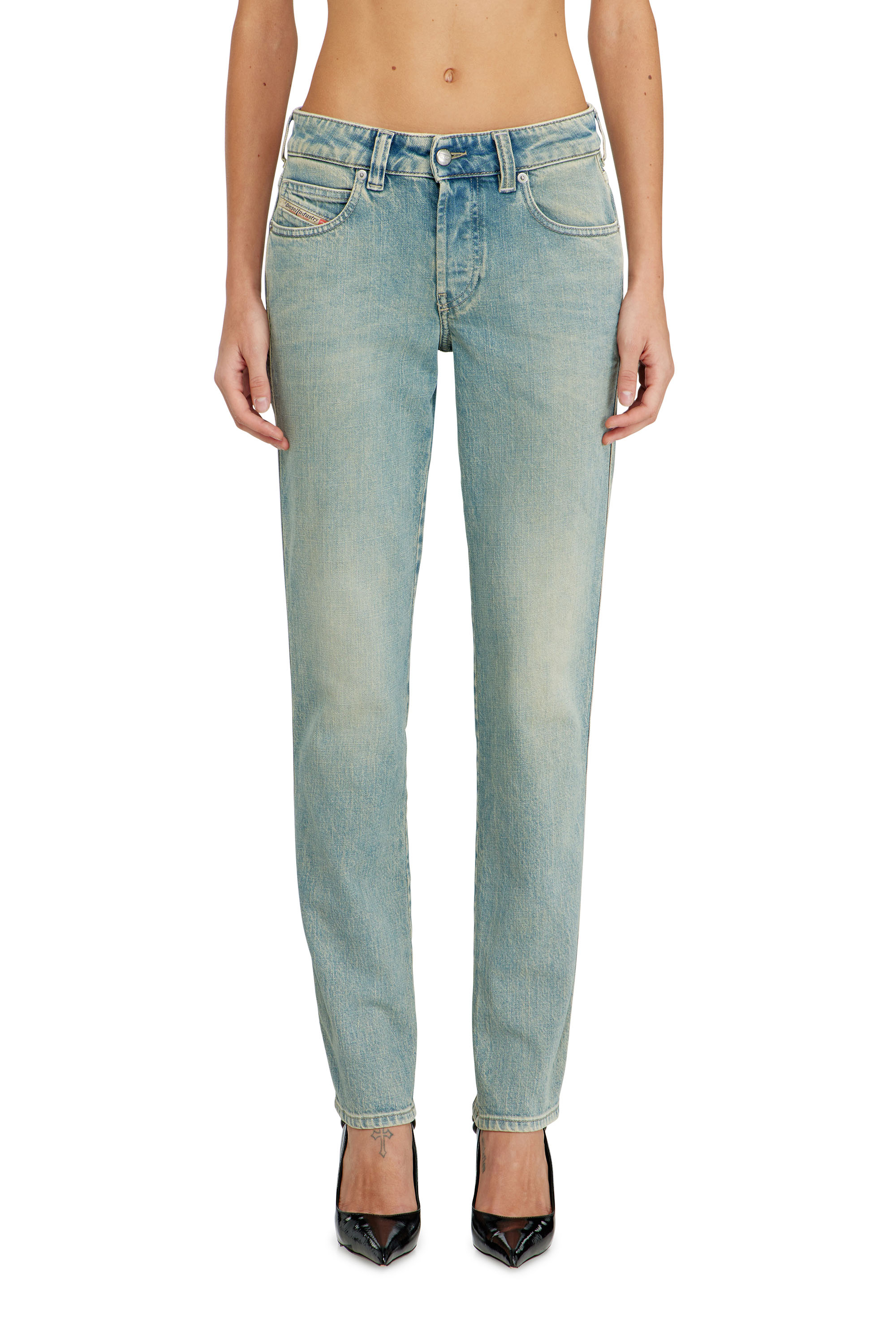 Diesel - Slim Jeans 1992 D-Jiann 09N33 Mujer, Azul medio - 1