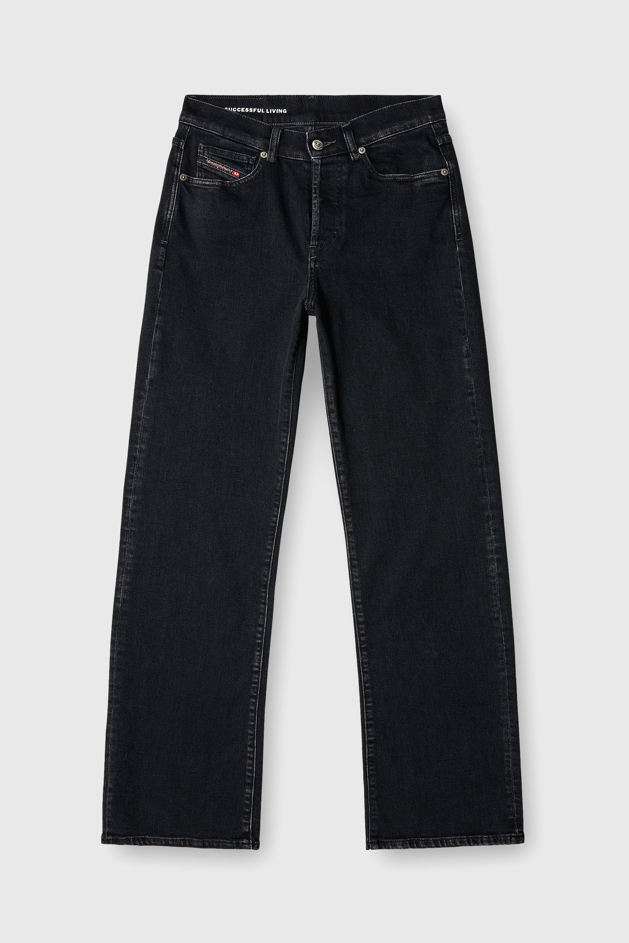 Diesel - Regular Jeans 1971 D-Sent 09N89 Mujer, Negro/Gris oscuro - 2
