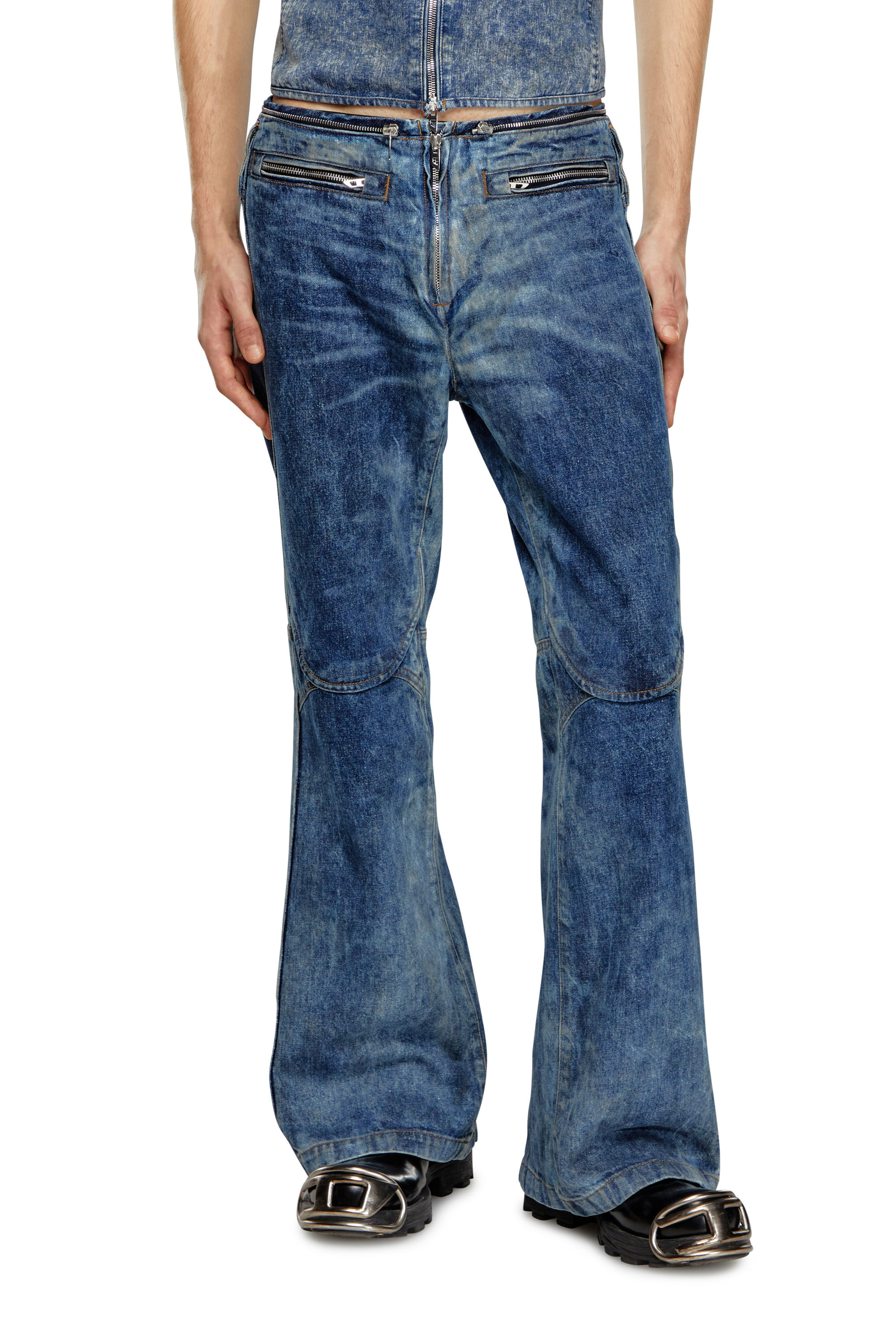 Diesel - Straight Jeans D-Gen 0PGAX, Hombre Straight Jeans - D-Gen in Azul marino - Image 2