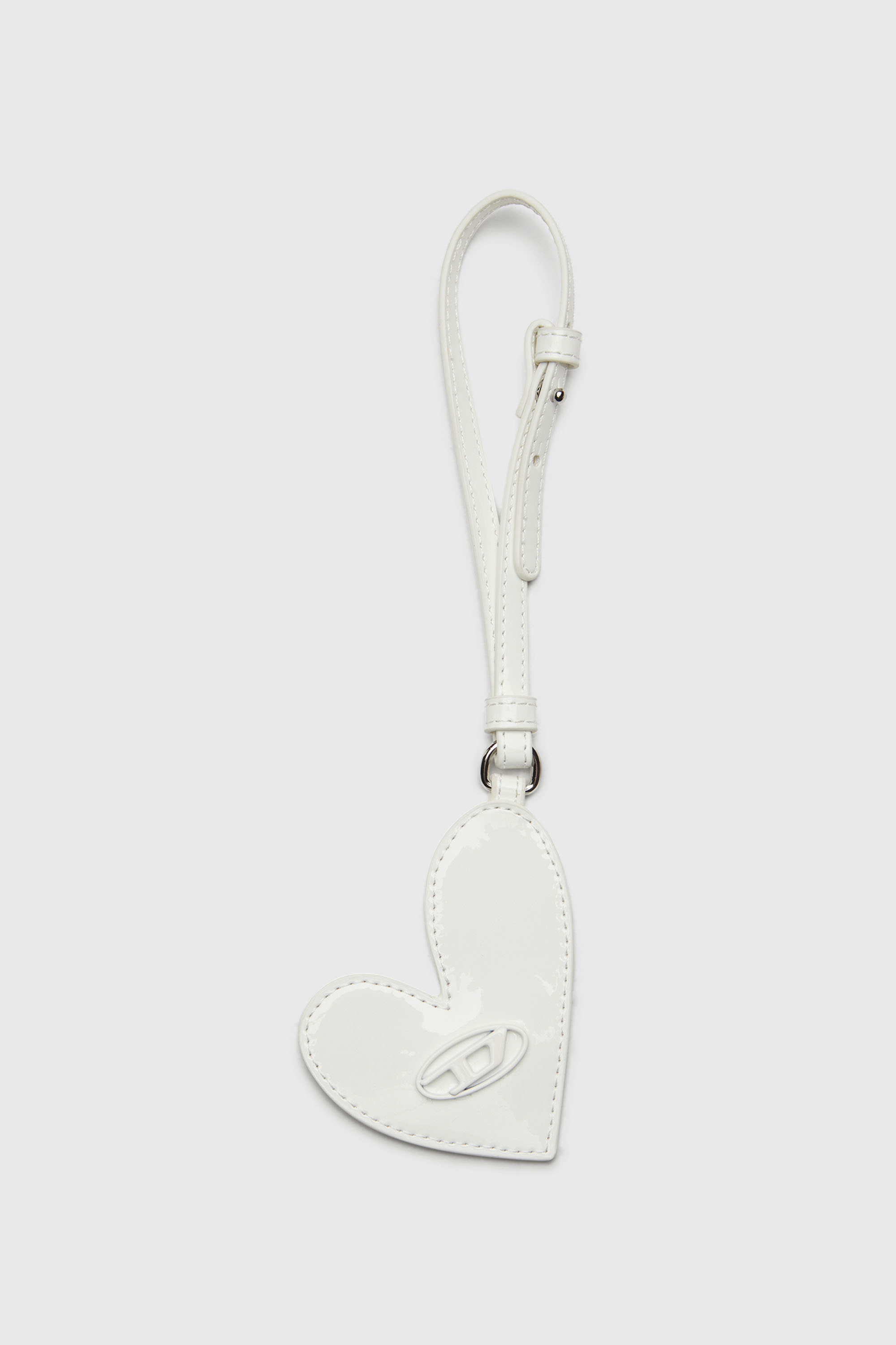 Diesel - PLAY MIRROR, Colgante en forma de espejo con acabado brillante Mujer in Blanco - 1