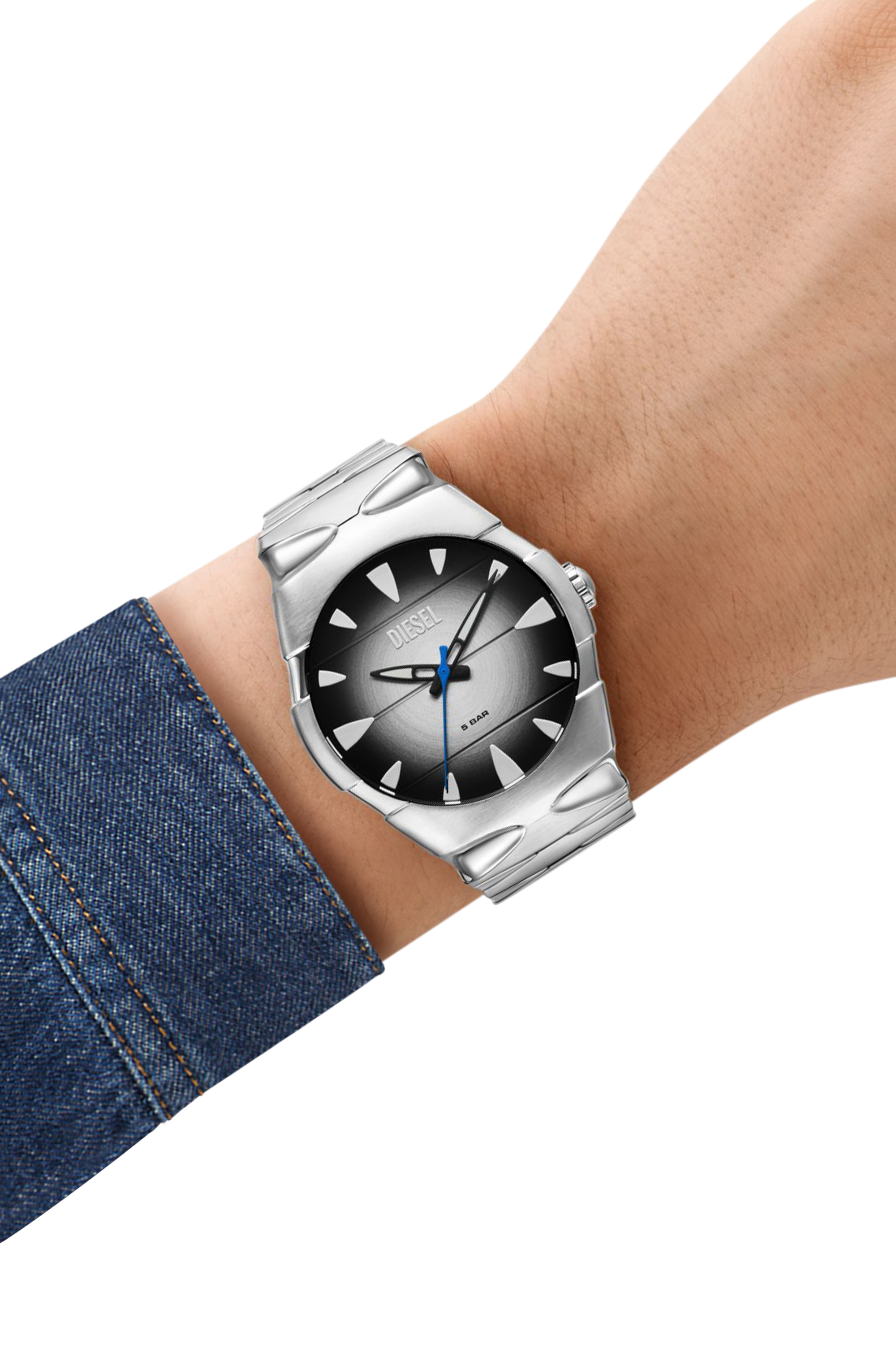 Diesel - DZ2224 WATCH, Reloj D-Sruptor de acero inoxidable Hombre in Plateado - 4