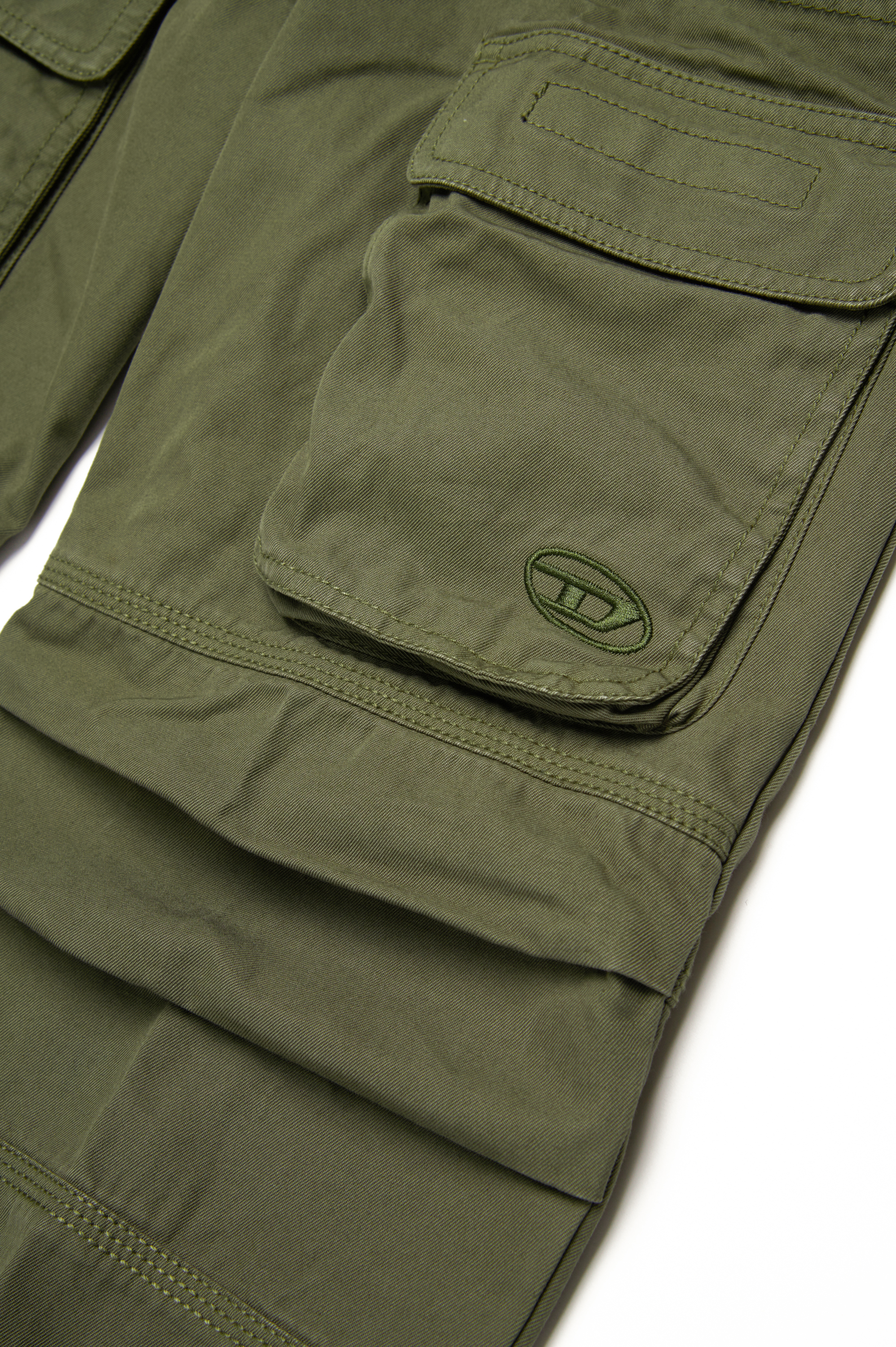 Diesel - PMIRT, Pantalones cargo de algodón Unisex in Verde - 4