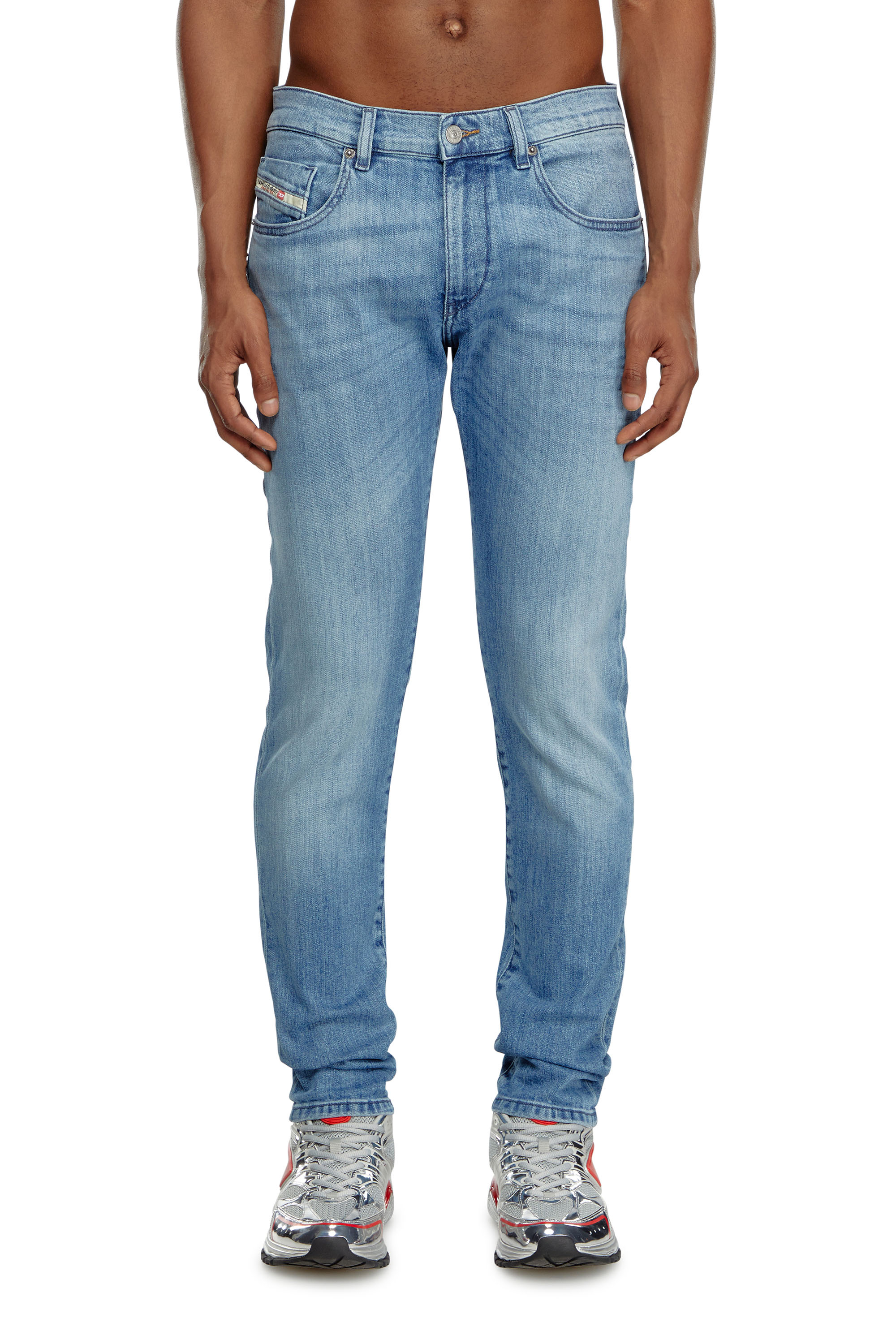 Diesel - Slim Jeans 2019 D-Strukt 0GRDI, Azul Claro - Image 1
