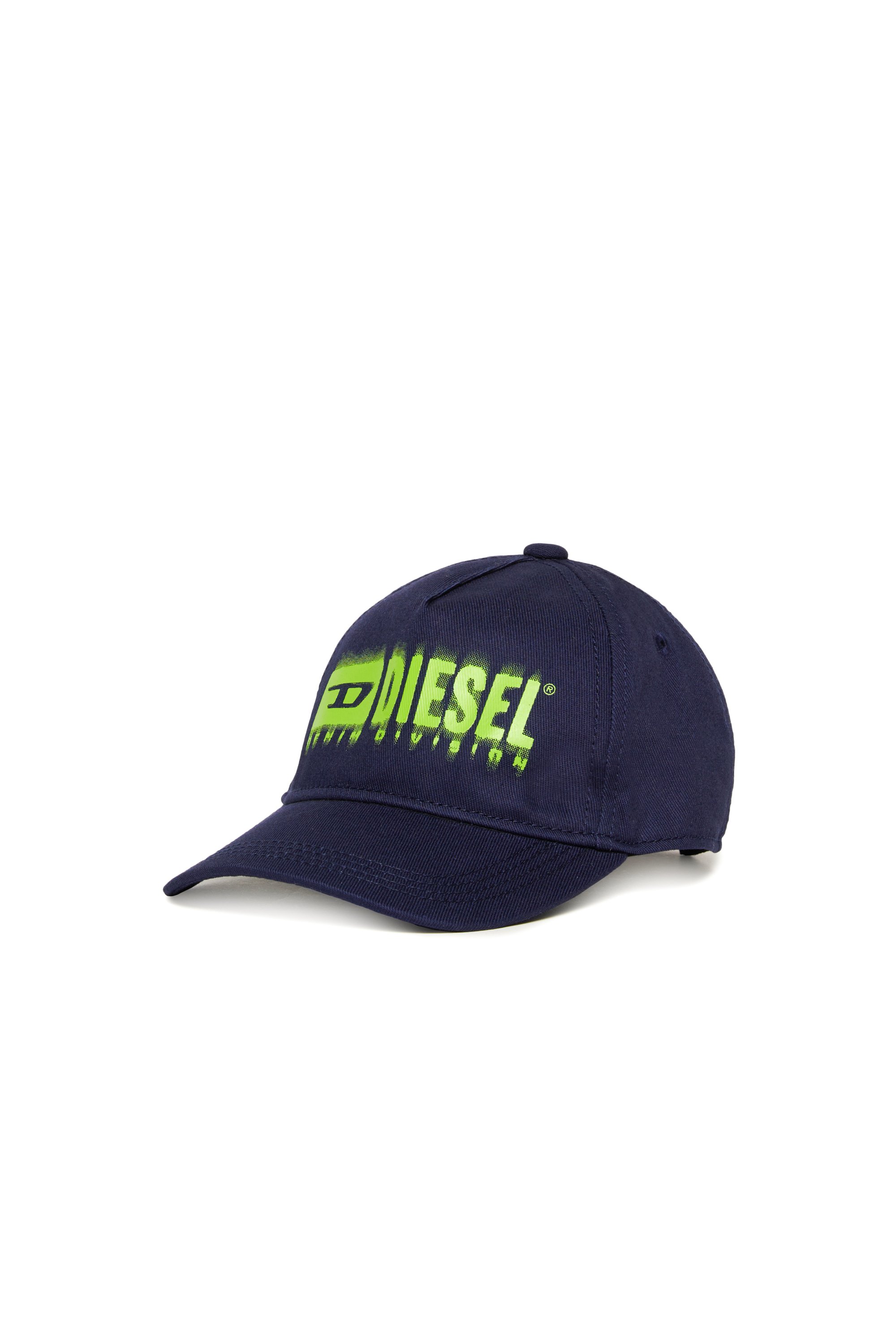 Diesel - FPRITTILB, Gorra de béisbol en denim con logotipo degradado Unisex in Azul marino - 1