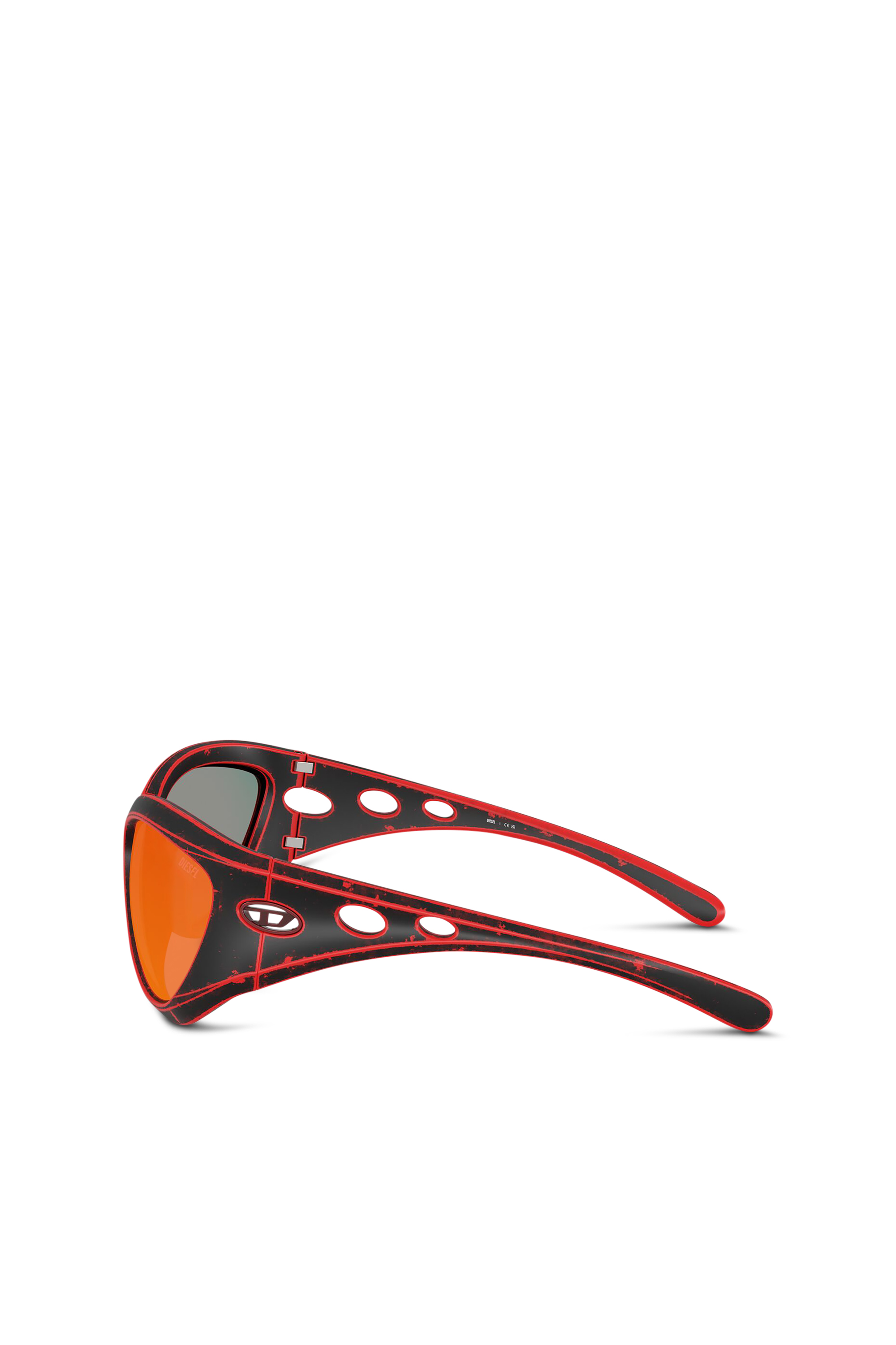 Diesel - 0DL3007U, Gafas de sol estilo cat-eye Unisex in Rojo - 2