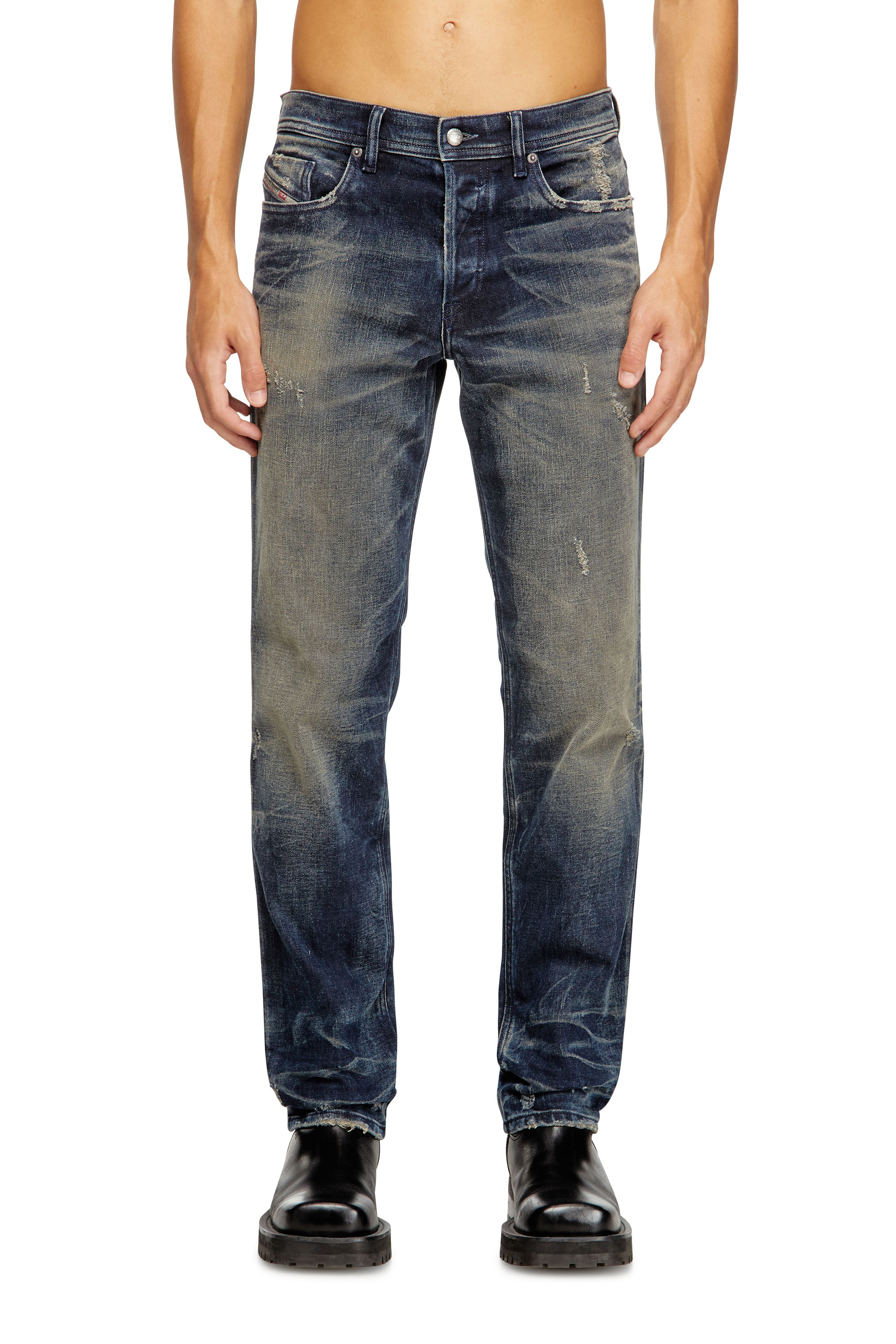 Diesel - Regular Jeans 2023 D-Finitive 09M46 Hombre, Azul Oscuro - 1