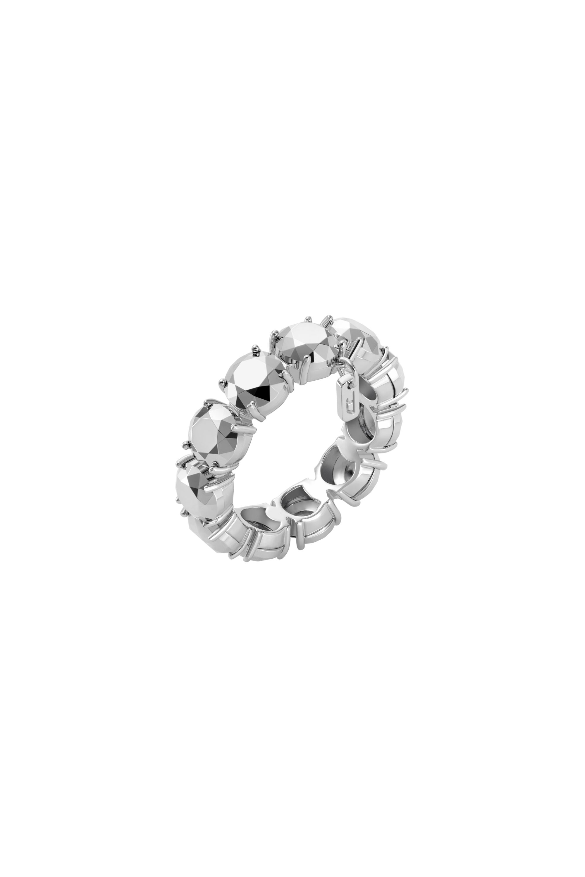Diesel - DL1359040 STERLING SILVER JEWEL, Anillo de banda de plata esterlina Unisex in Plateado - 1