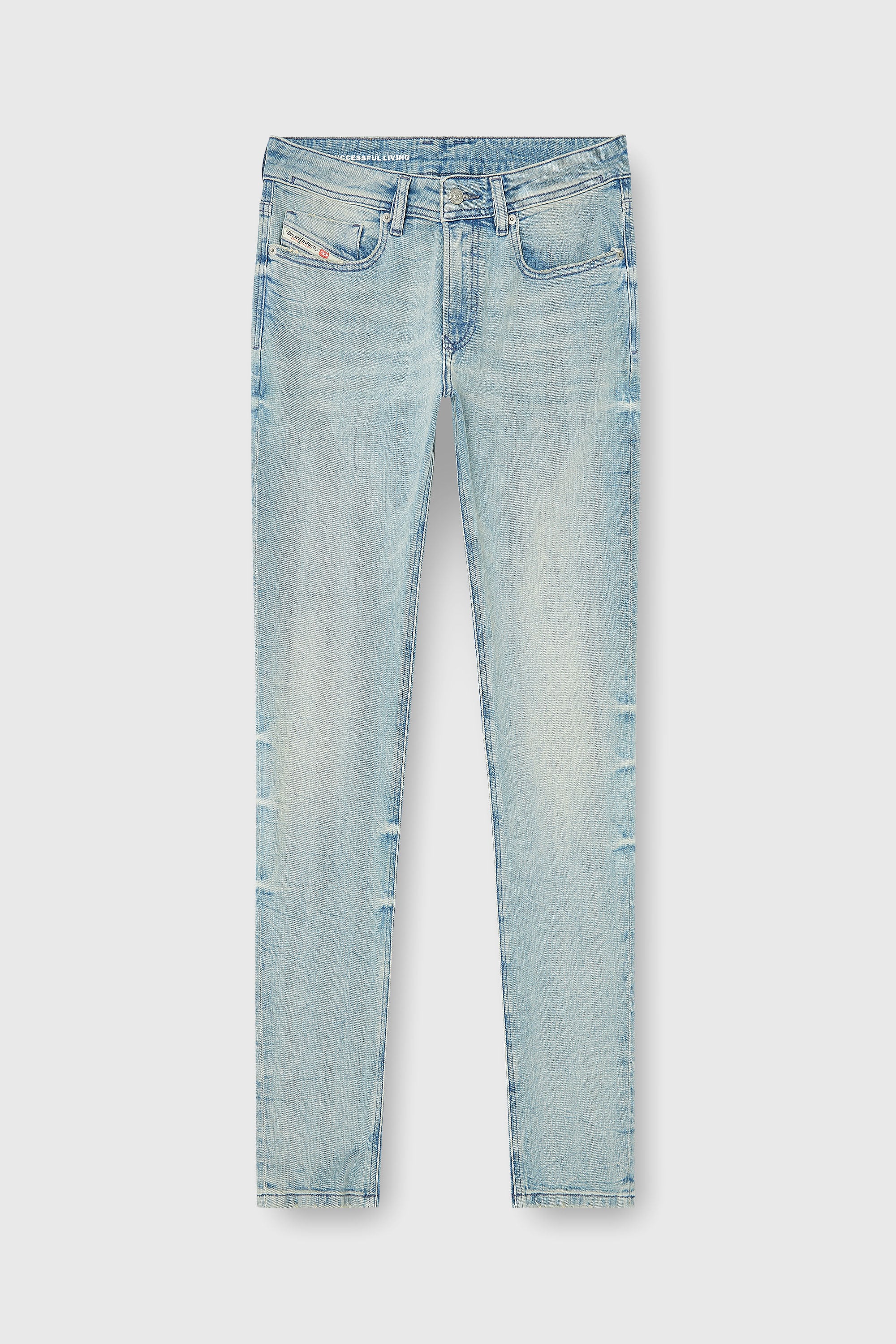 Diesel - Skinny Jeans 1979 Sleenker 0KBBF Hombre, Azul Claro - 2