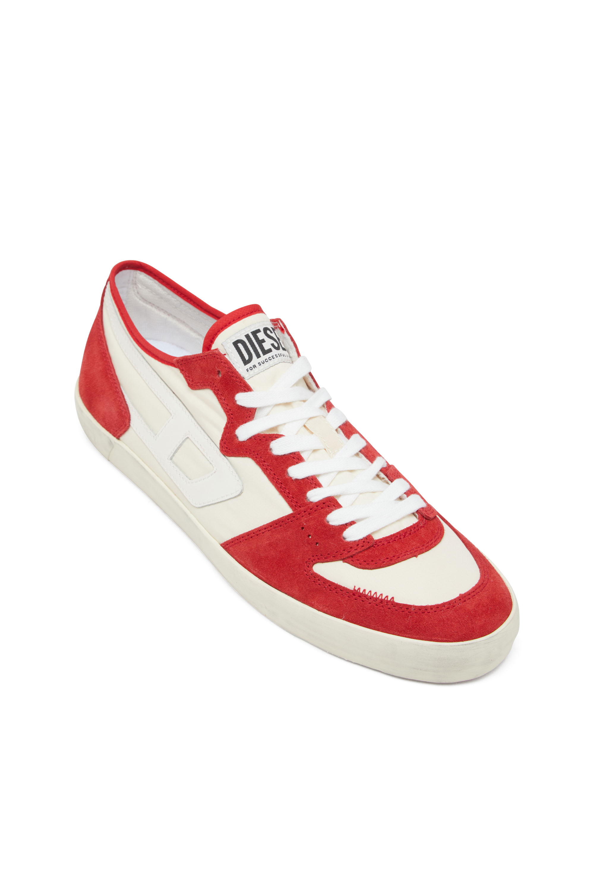 Diesel - S-LEROJI D-1 LOW, S-Leroji D-Deportivas de ripstop acolchado y gamuza Hombre in Multicolor - 6