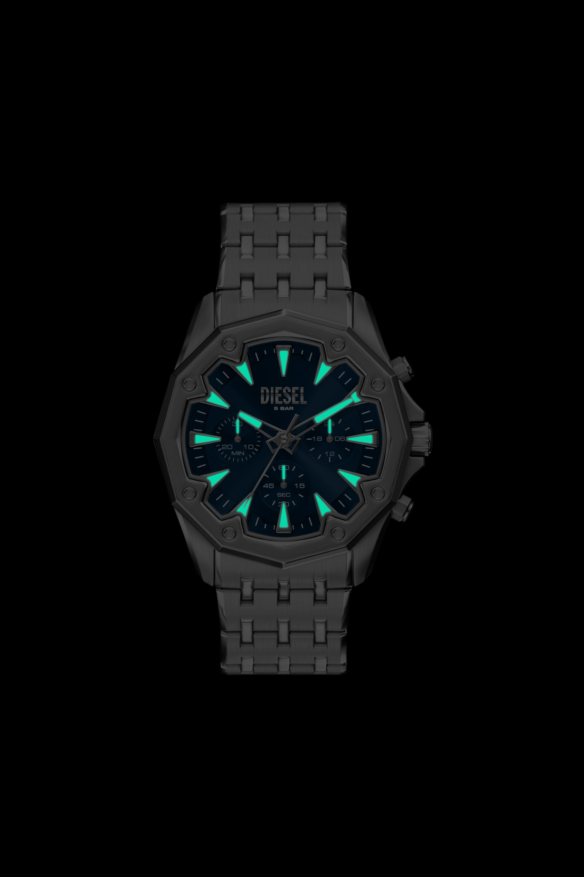 Diesel - DZ4706 WATCH, Reloj Stinger de acero inoxidable Hombre in Plateado - 6