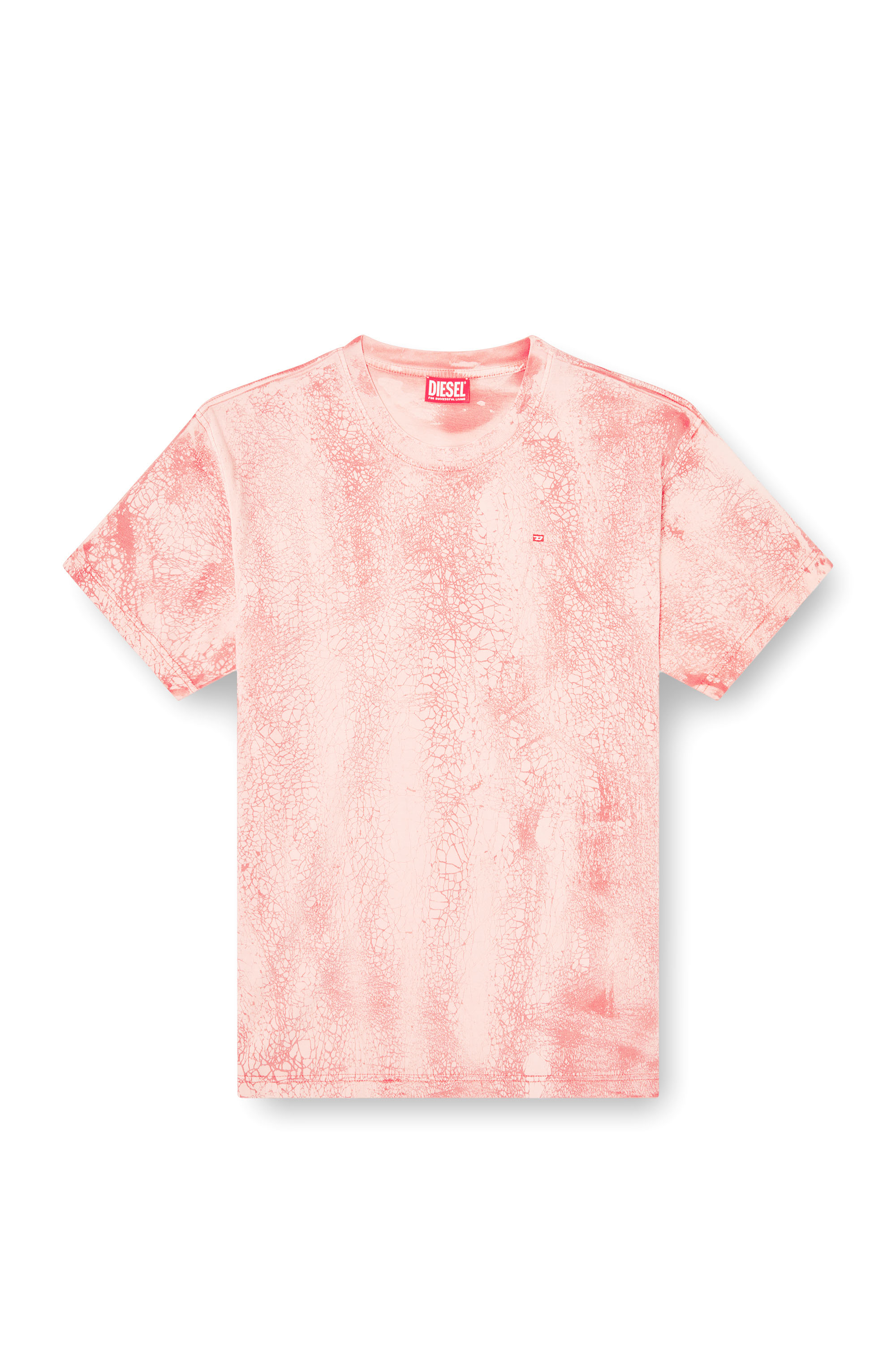 Diesel - T-NORM-T8, Camiseta de punto encerado Hombre in Rosa - 2