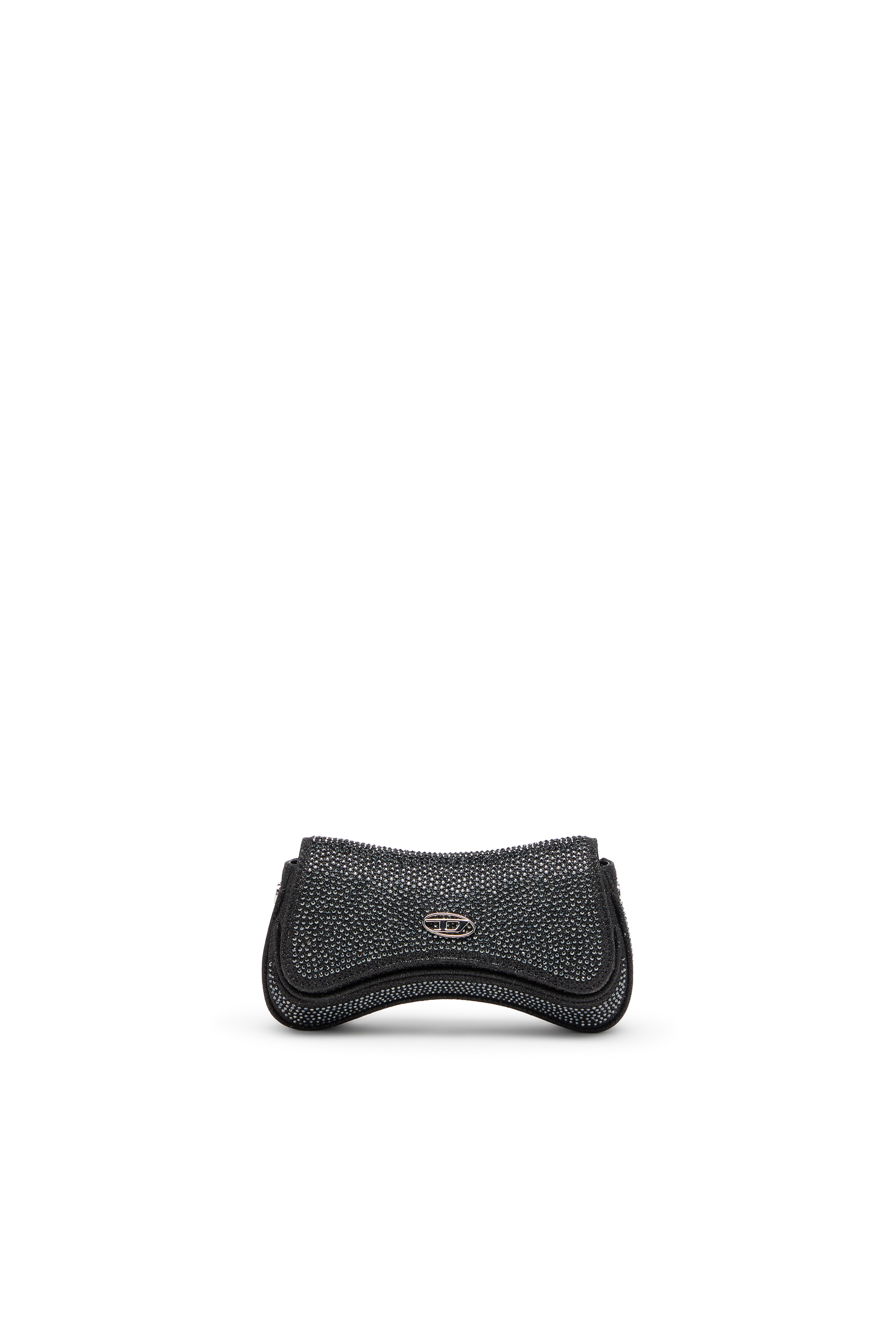 Diesel - PLAY CROSSBODY XS, Play-Bolso bandolera mini en Lurex de cristal Mujer in Negro - 1
